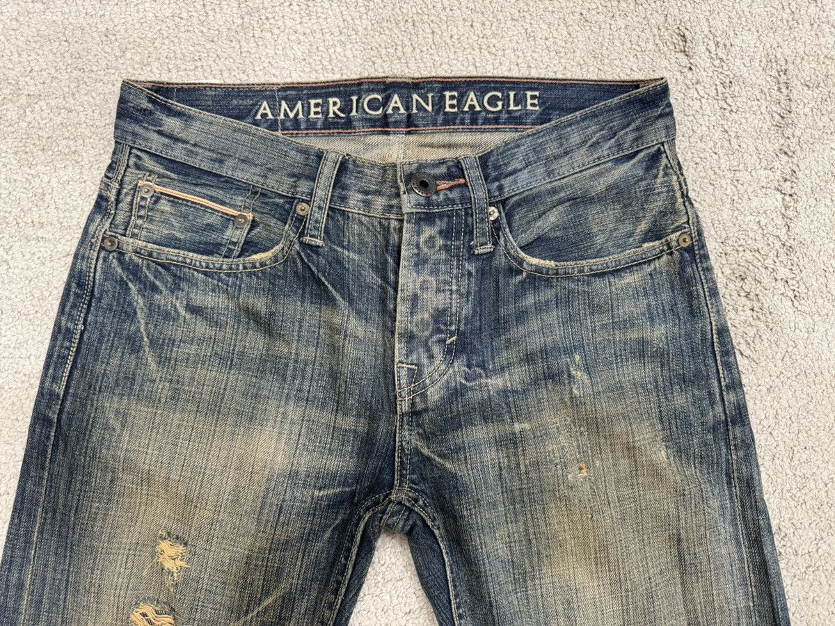 American Eagle Outfitters Rusty‼️ American Eagle Selvedge Denim (23-001) Size US 30 / EU 46 - 4 Thumbnail