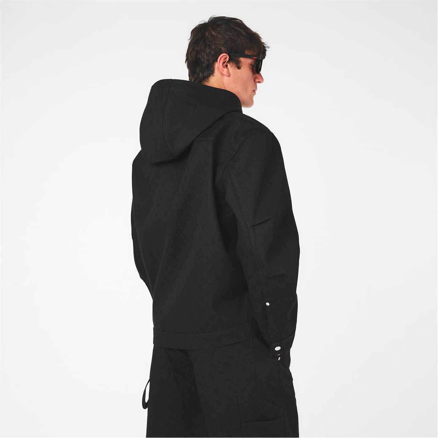 Gucci o1g2r1mq0426 Structured Fit Denim Jacket in Black Size US M / EU 48-50 / 2 - 5 Thumbnail