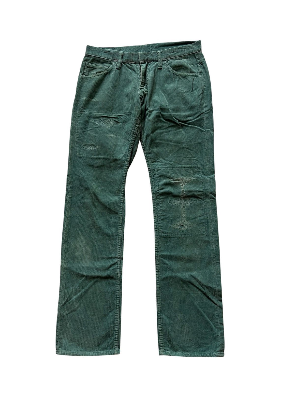 Pledge JAPANESE BRADN PLEDGE DISTRESSES CORDUROY PANTS Size US 32 / EU 48 - 1 Thumbnail