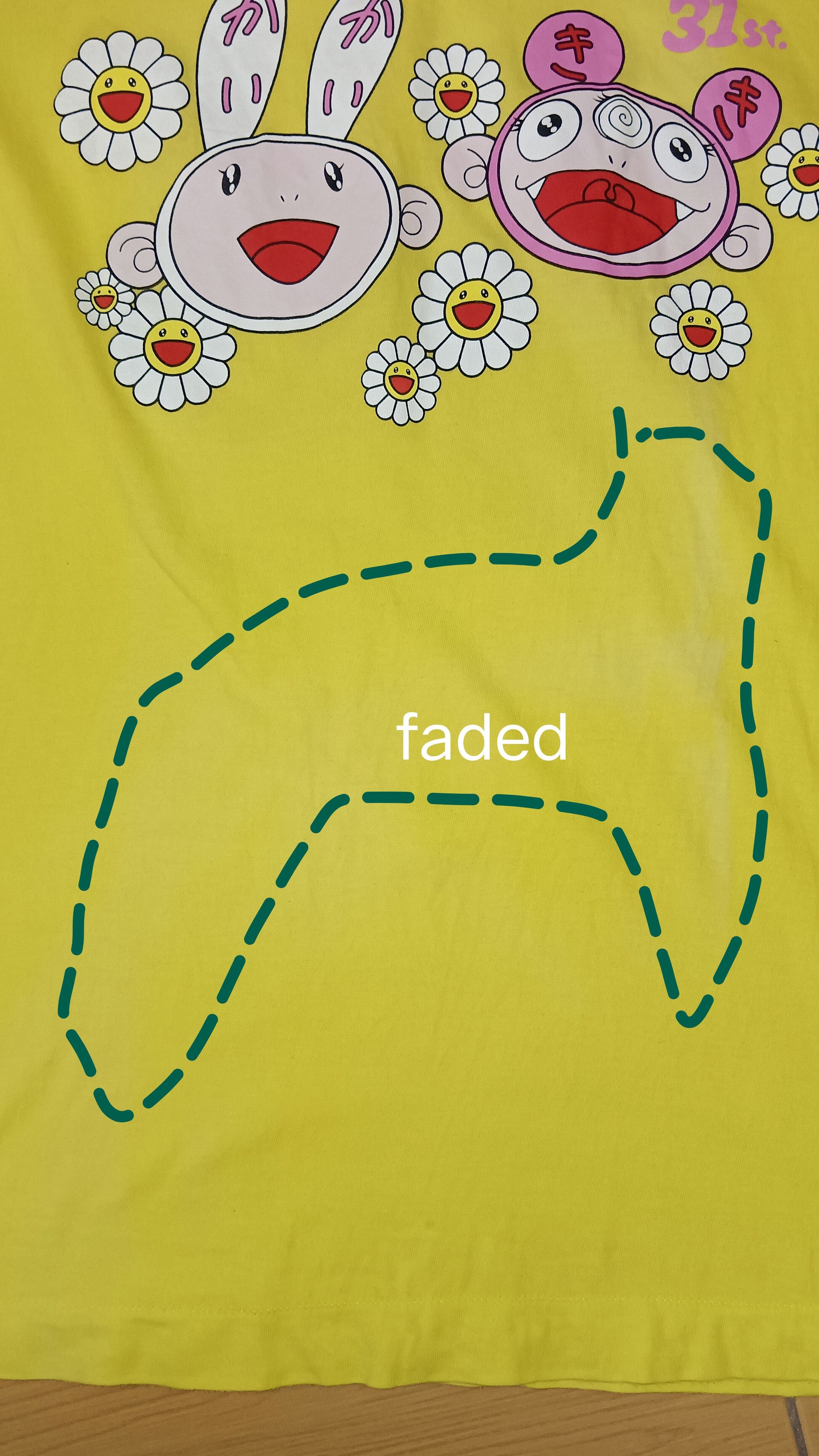 Takashi Murakami @ 2008 Takashi Murakami / Kaikal Kiki Faded T-shirt Size US M / EU 48-50 / 2 - 6 Thumbnail