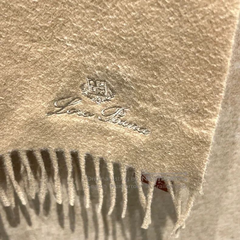 Loro Piana Loro Piana Camel Cashmere Fringe Scarf Size ONE SIZE - 5 Thumbnail