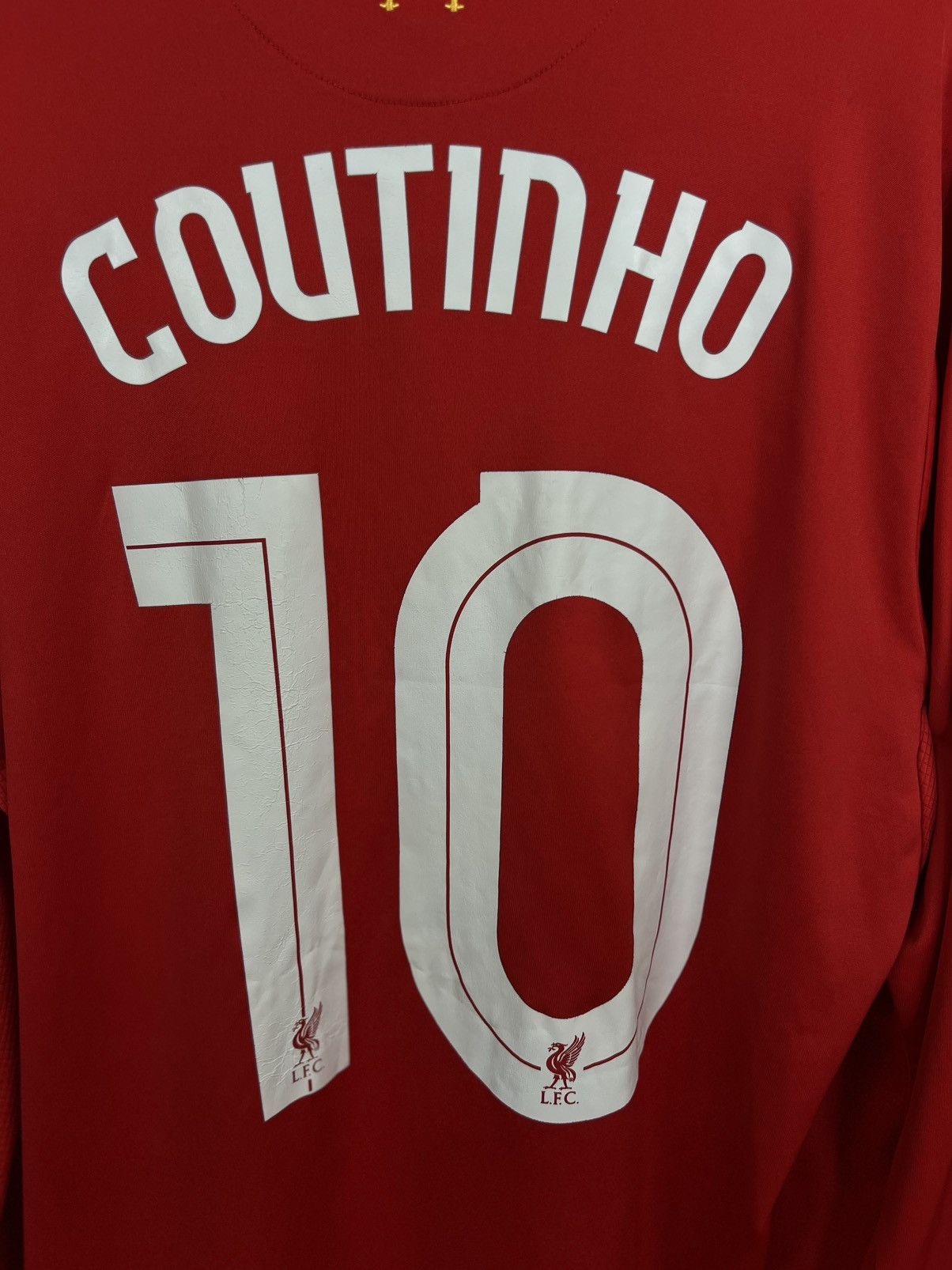 New Balance Soccer Jersey New Balance Liverpool 2016/17 Coutinho #10 Size US L / EU 52-54 / 3 - 6 Thumbnail