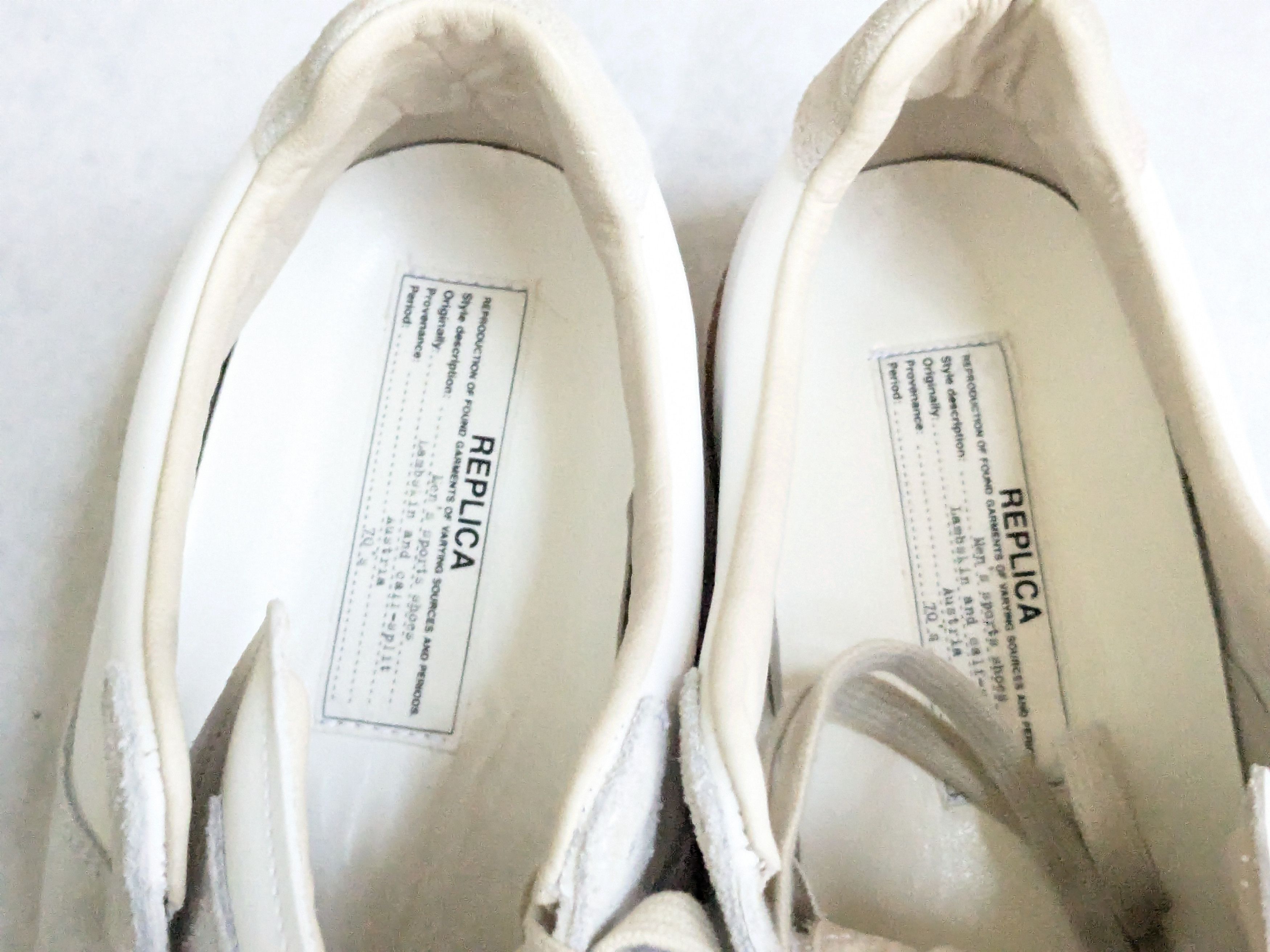 Maison Margiela Maison Margiela GAT White Gray 12 45 Low Tops Size US 12 / EU 45 - 4 Thumbnail
