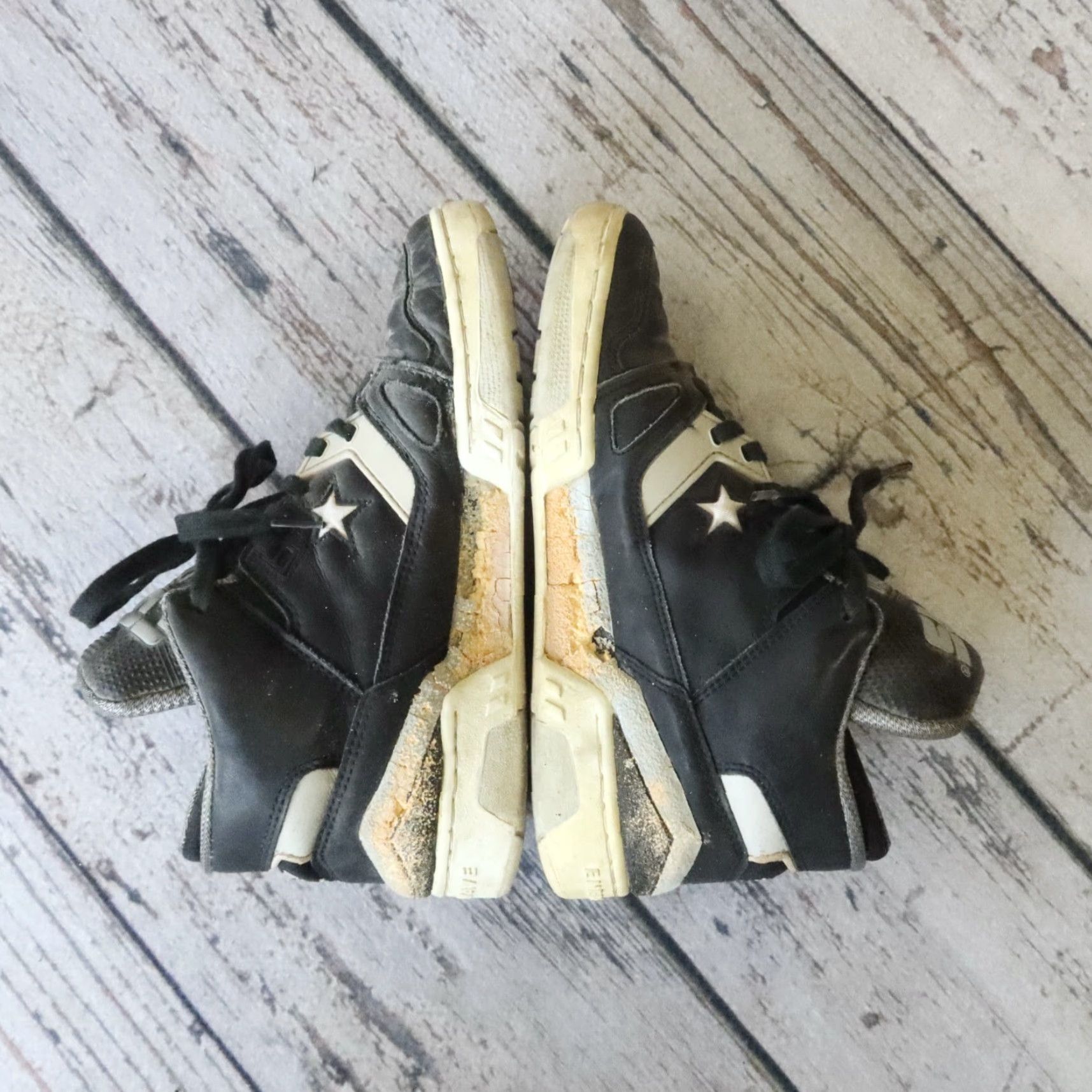 Converse VINTAGE Converse Cons ERX-260 Men Athletic Shoe High Top 9 Black Sneaker ERX 260 Converse Cons Mens Shoes Size US 9 / EU 42 - 6 Thumbnail