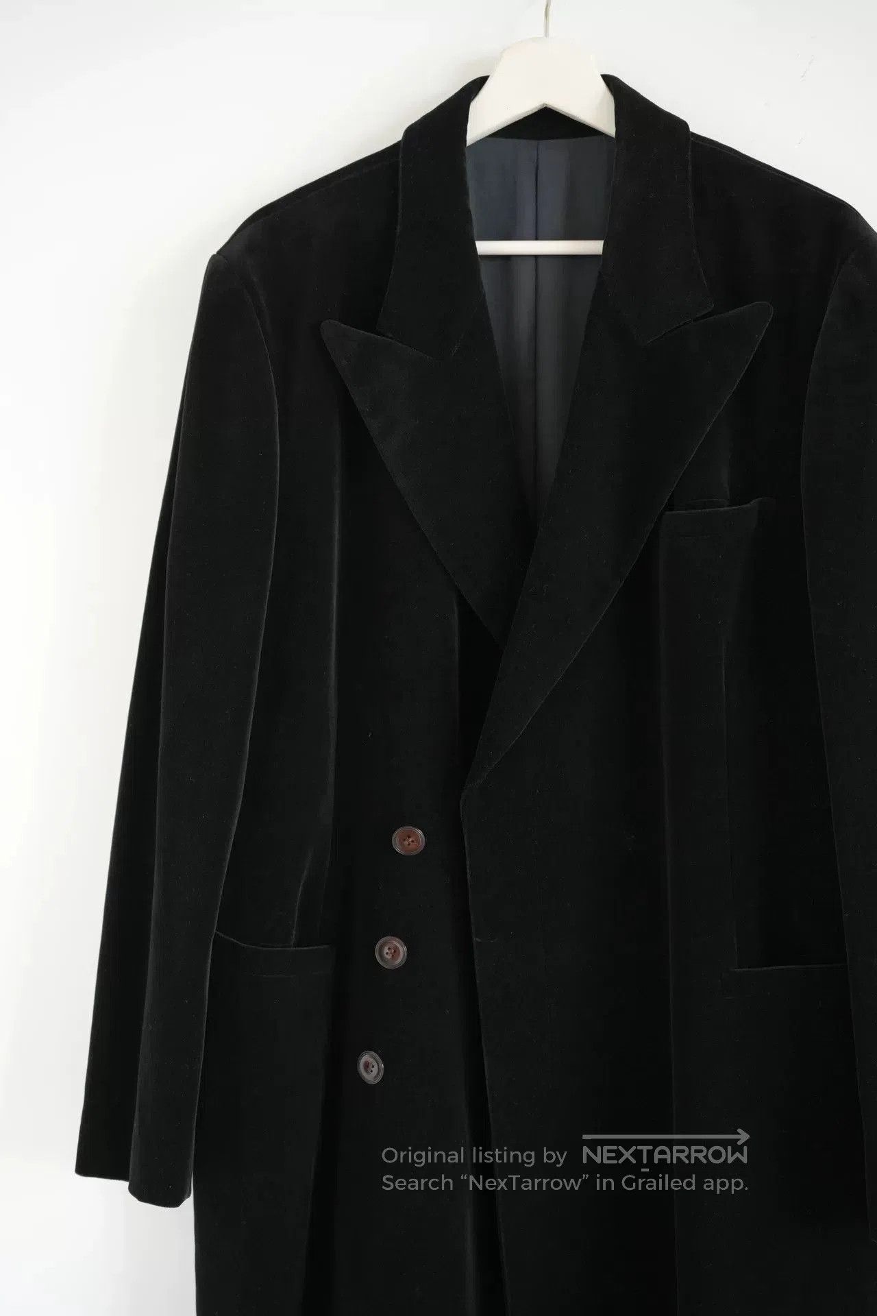 Jean Paul Gaultier Jean Paul Gaultier Velvet Long Coat. Size US L / EU 52-54 / 3 - 5 Thumbnail