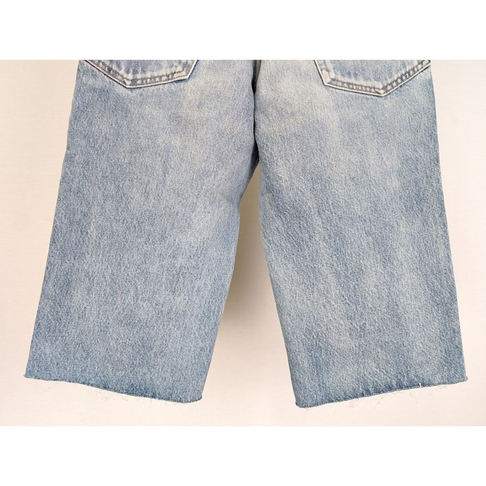 Balenciaga o1rshd1 Slim Shorts Organic Japanese Twill in Eco Blue Size US 32 / EU 48 - 12 Thumbnail