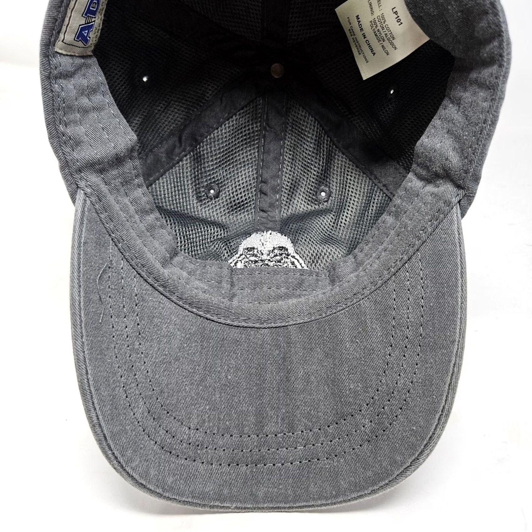 Vintage Darth Vader Star Wars Hat Strap Back Gray Mens Baseball Cap L Adjustable Embroidered Movie Space Twill Cotton Nylon Faux Leather Size ONE SIZE - 6 Thumbnail