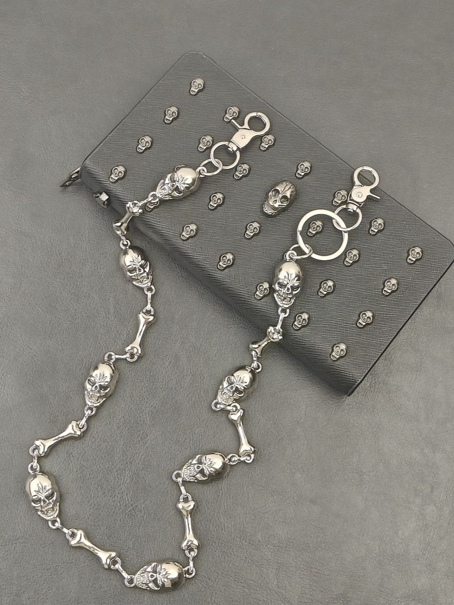 Jewelry Skull Wallet chain Size ONE SIZE - 6 Thumbnail