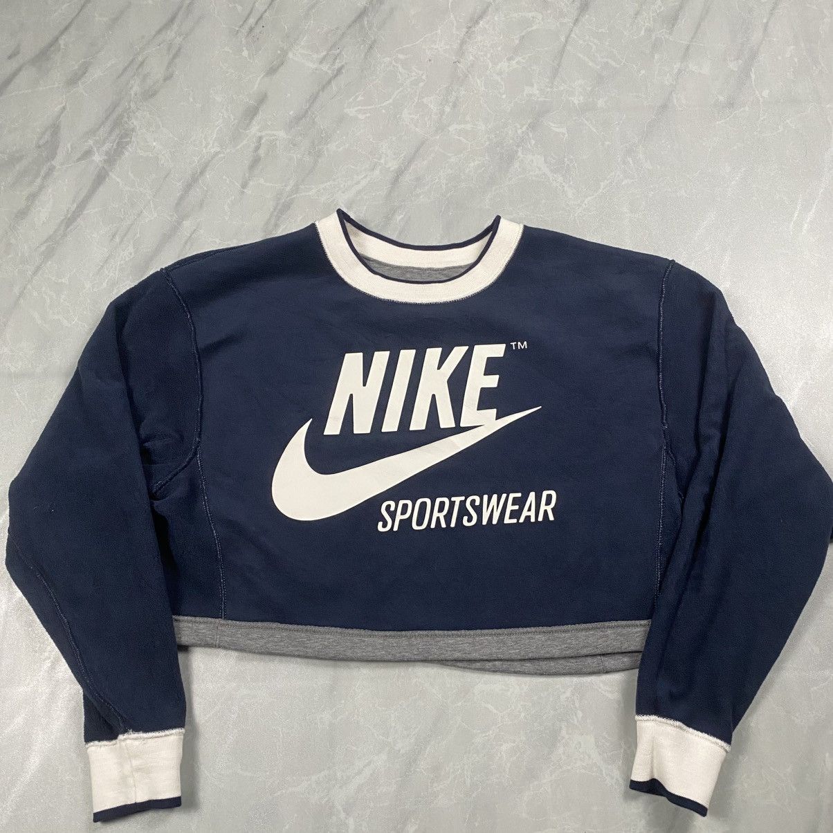 Nike Reversible Crop Crewneck Size S / US 4 / IT 40 - 2 Thumbnail
