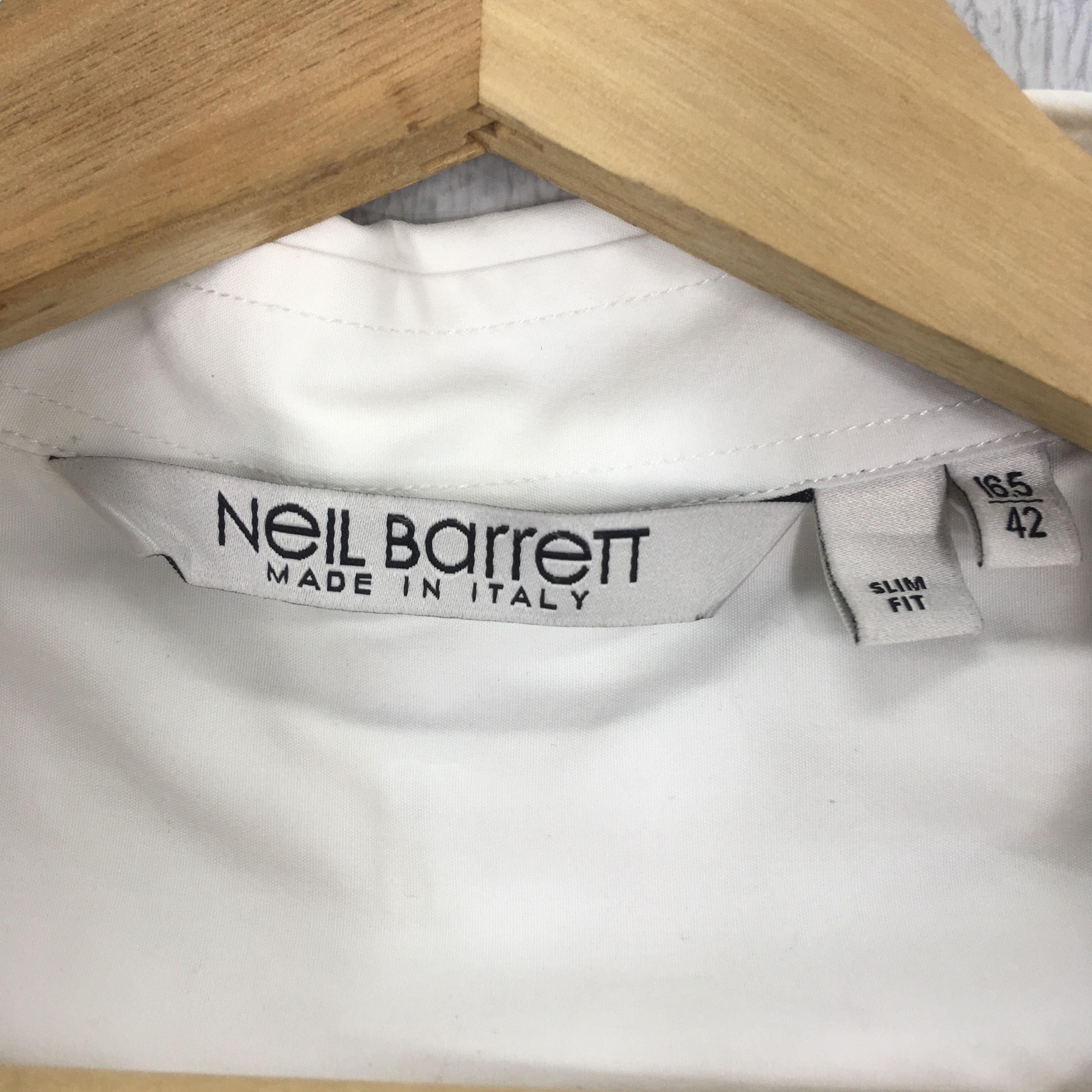 Neil Barrett Vintage Neil Barrett Italy Iconic Face Button Shirt Size US M / EU 48-50 / 2 - 8 Thumbnail