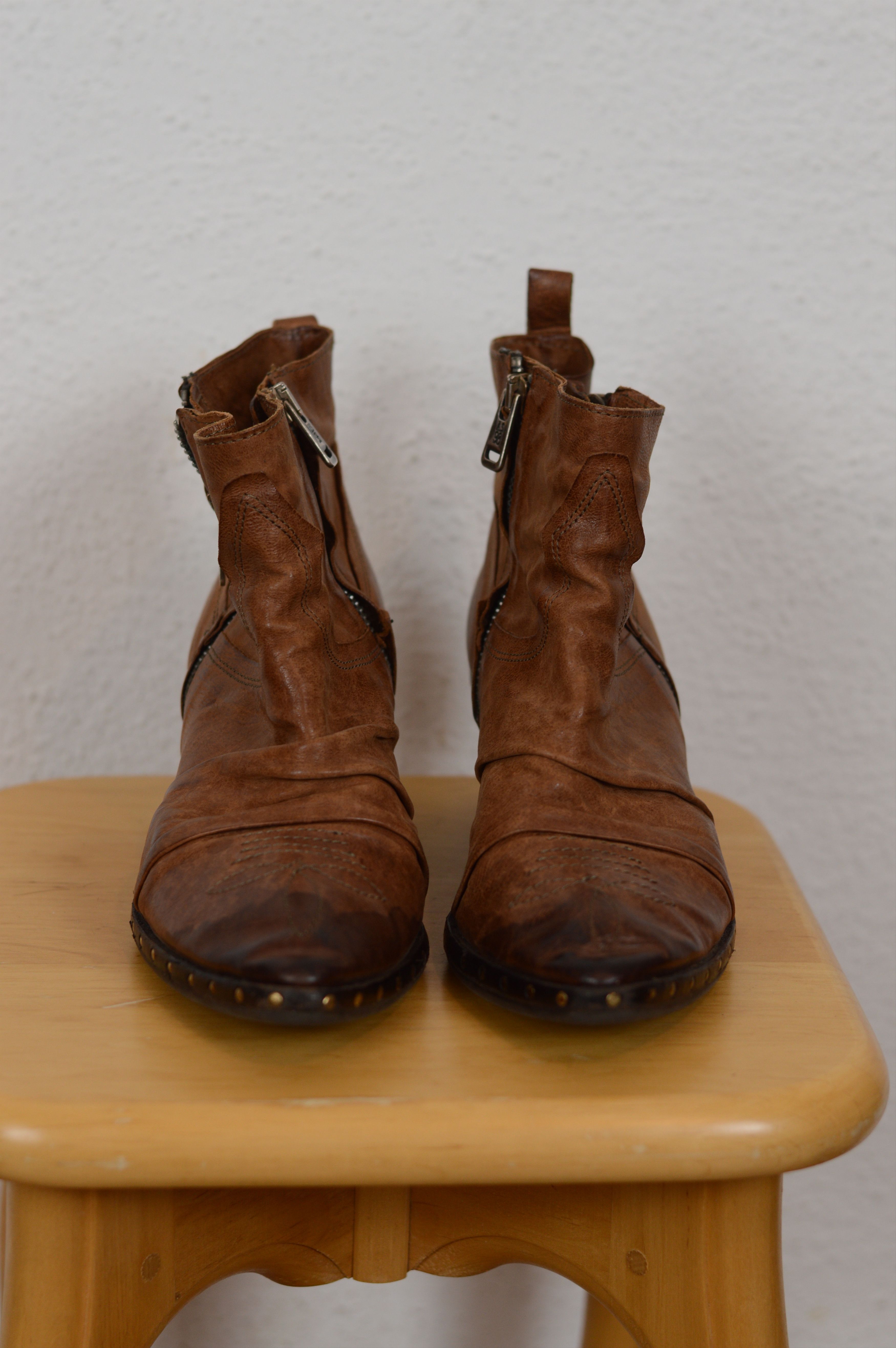 A.S.98 AS 98 Aisrtep Ankle Boots Size US 7 / IT 37 - 4 Thumbnail