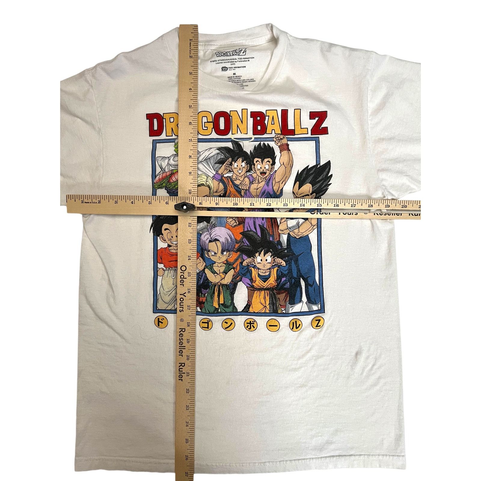 Other Dragon Ball Z Cartoon Characters White shirt Goku Vegeta DBZ Size US M / EU 48-50 / 2 - 6 Thumbnail