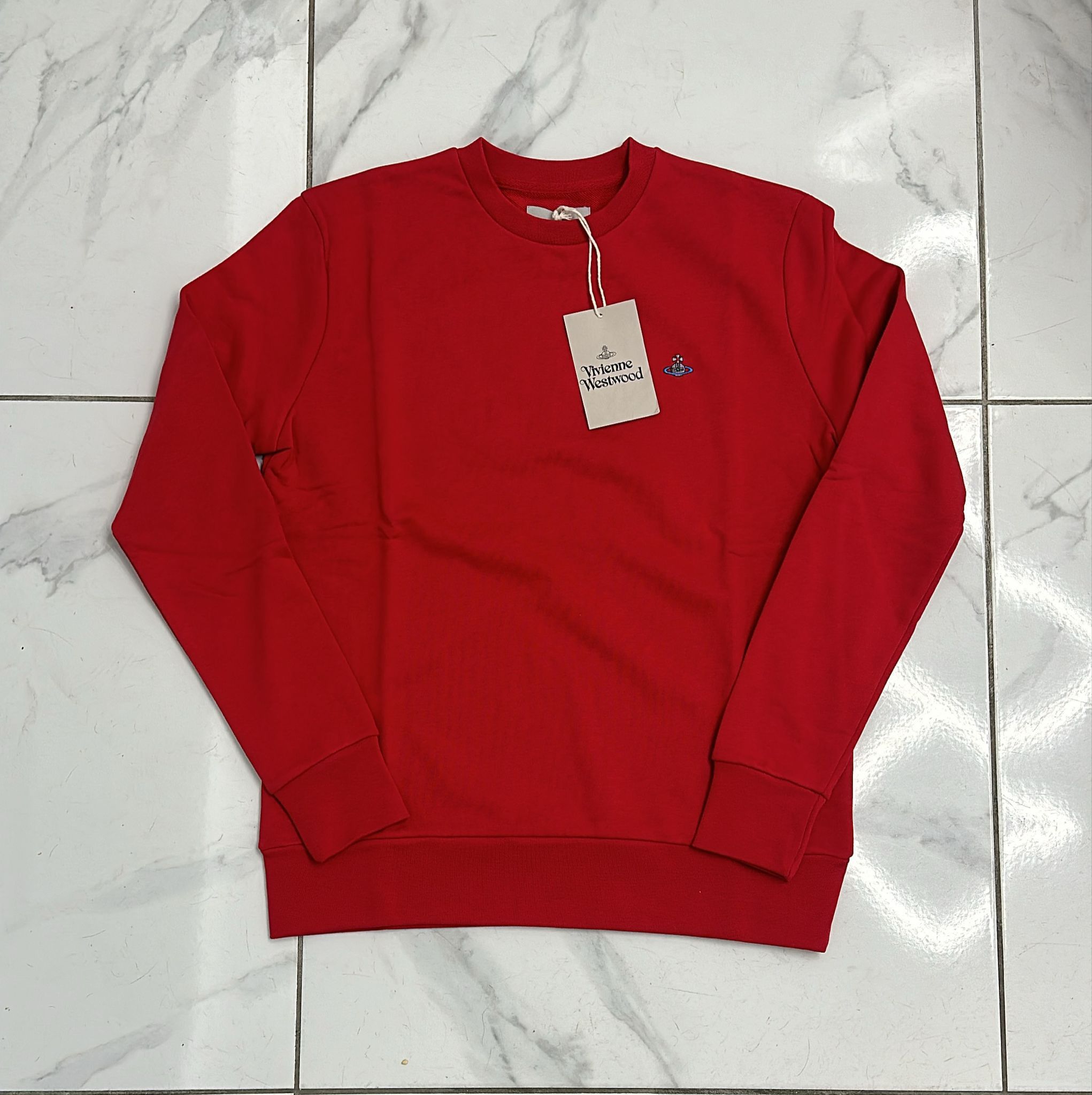 Vivienne Westwood Orb Logo Sweatshirt Red Medium