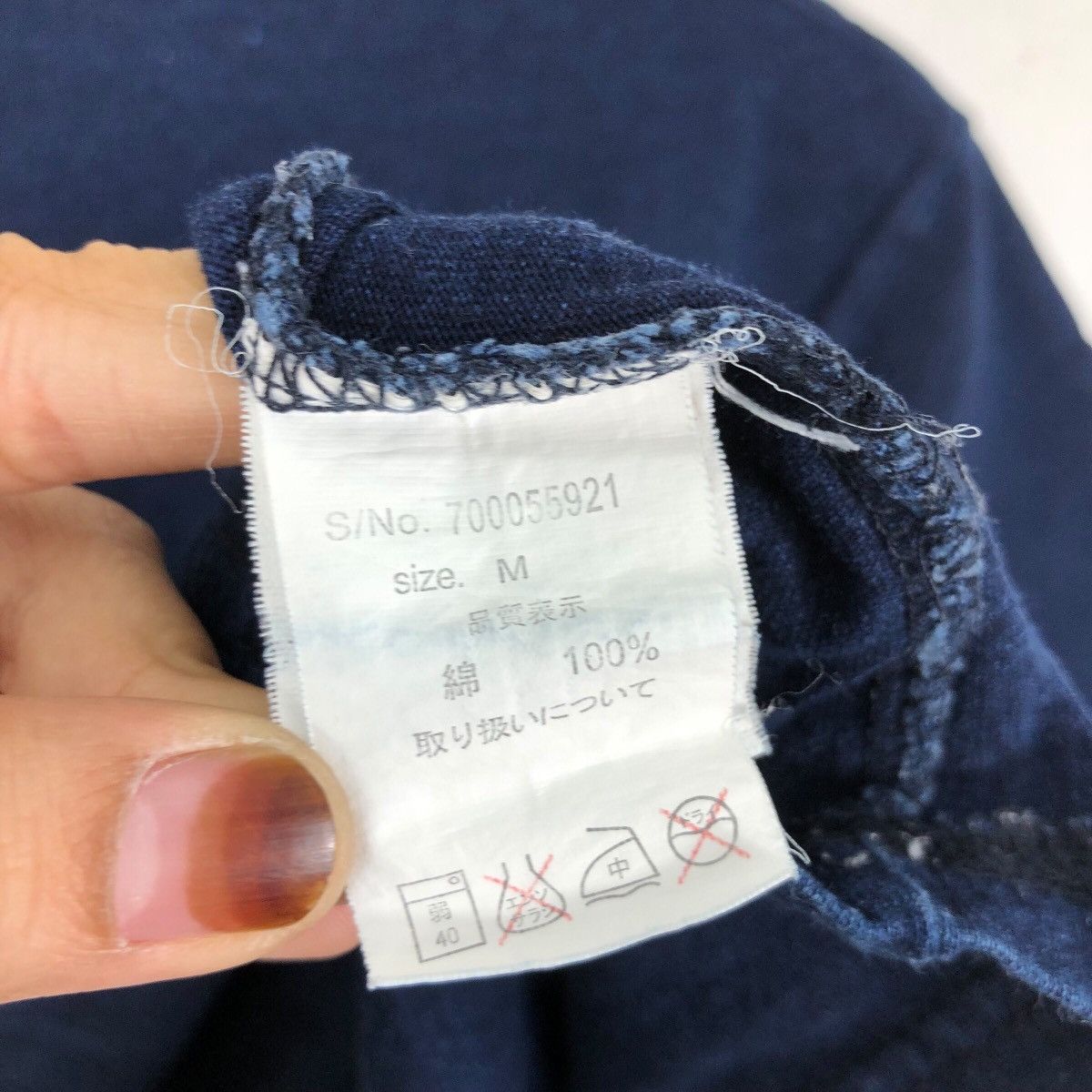 Blue Blue Japan BLUE BLUE Indigo Dye T Shirt Pocket Tee Size M Size US M / EU 48-50 / 2 - 6 Thumbnail