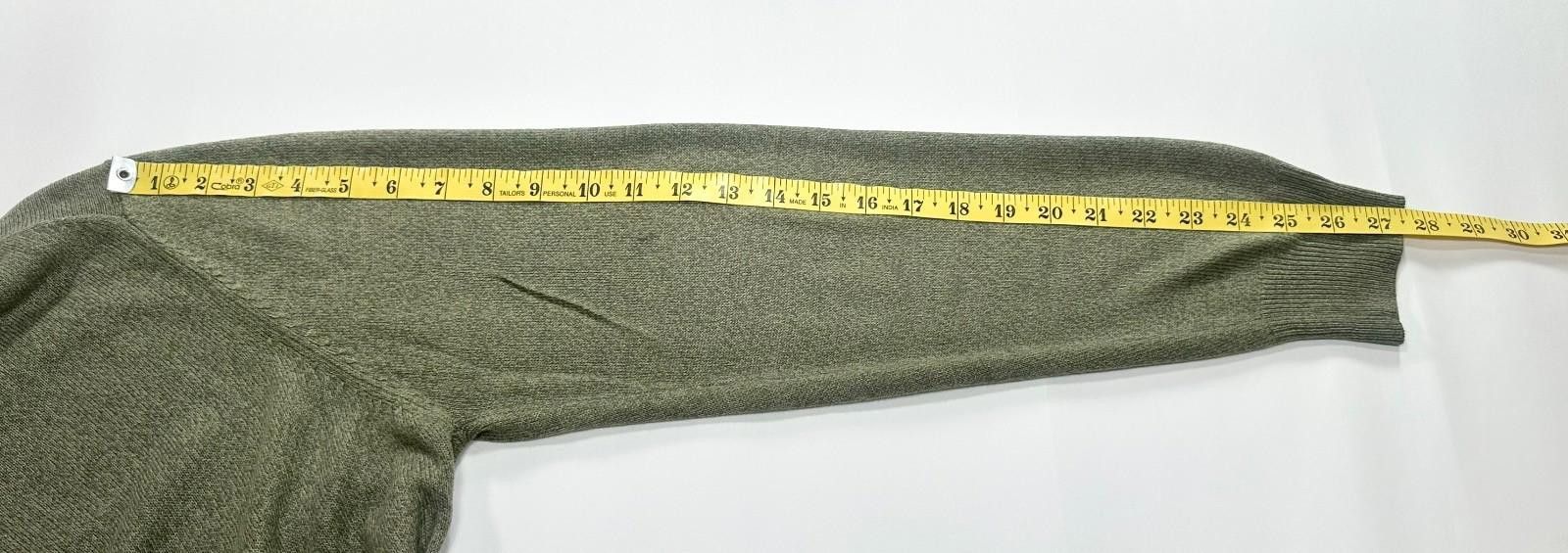 Dockers Dockers Acrylic 1/4 Button Argyle Sweater Green Mens M Size US M / EU 48-50 / 2 - 6 Thumbnail