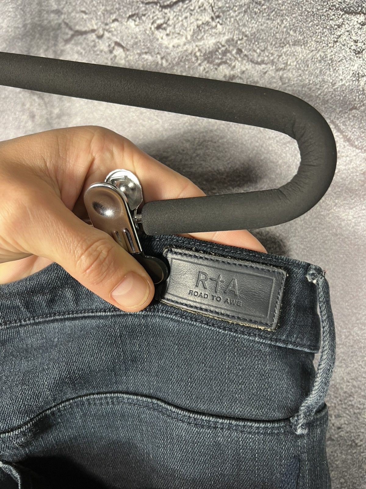 Rta RTA Road to Awe Navy Denim Skinny Jeans Pants Size US 30 / EU 46 - 15 Thumbnail