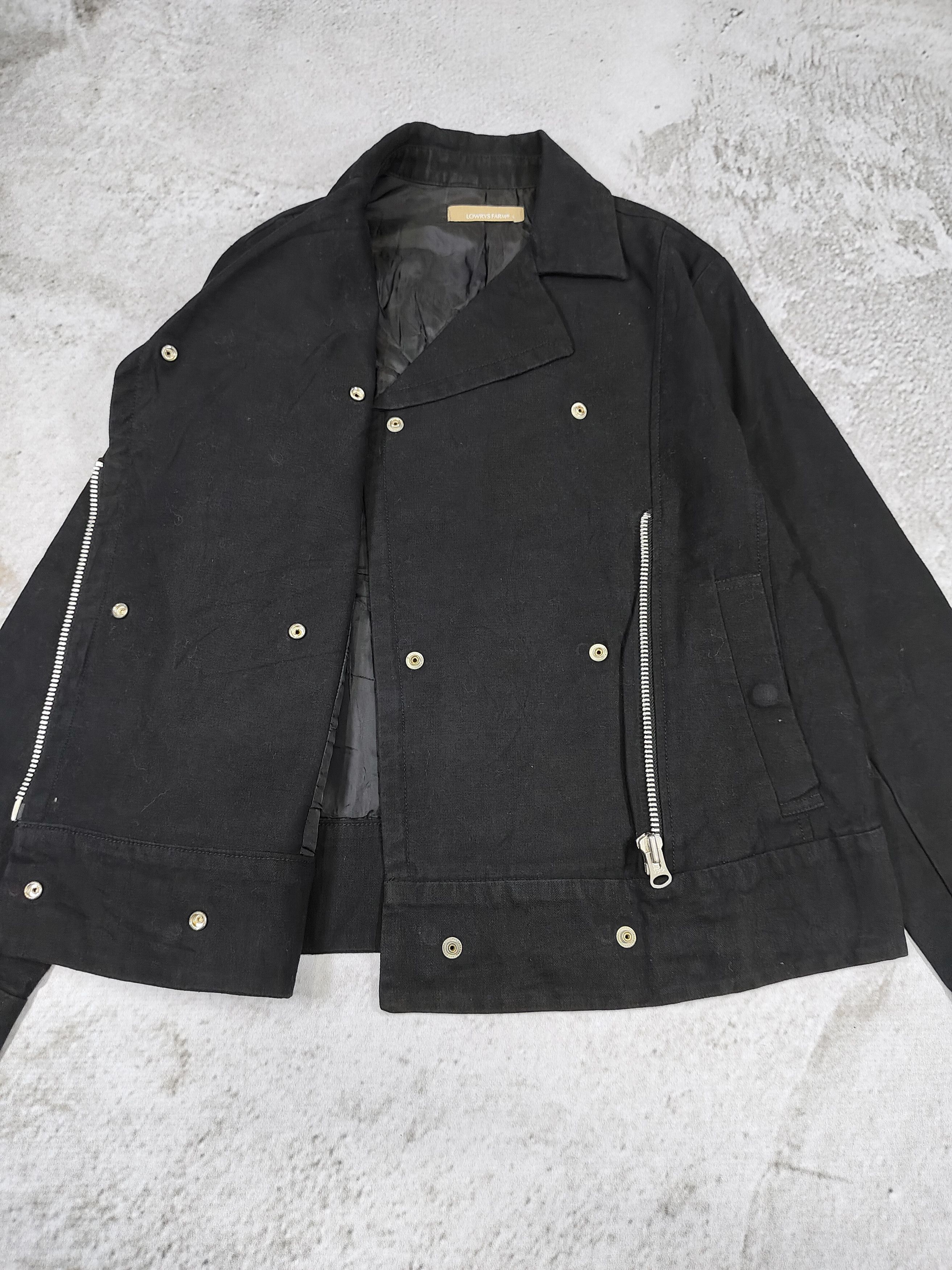 LOWRYS FARM Lowrys Farm🇯🇵 Seditionaries Punk Asymmetric Zip Jacket Size L / US 10 / IT 46 - 5 Thumbnail