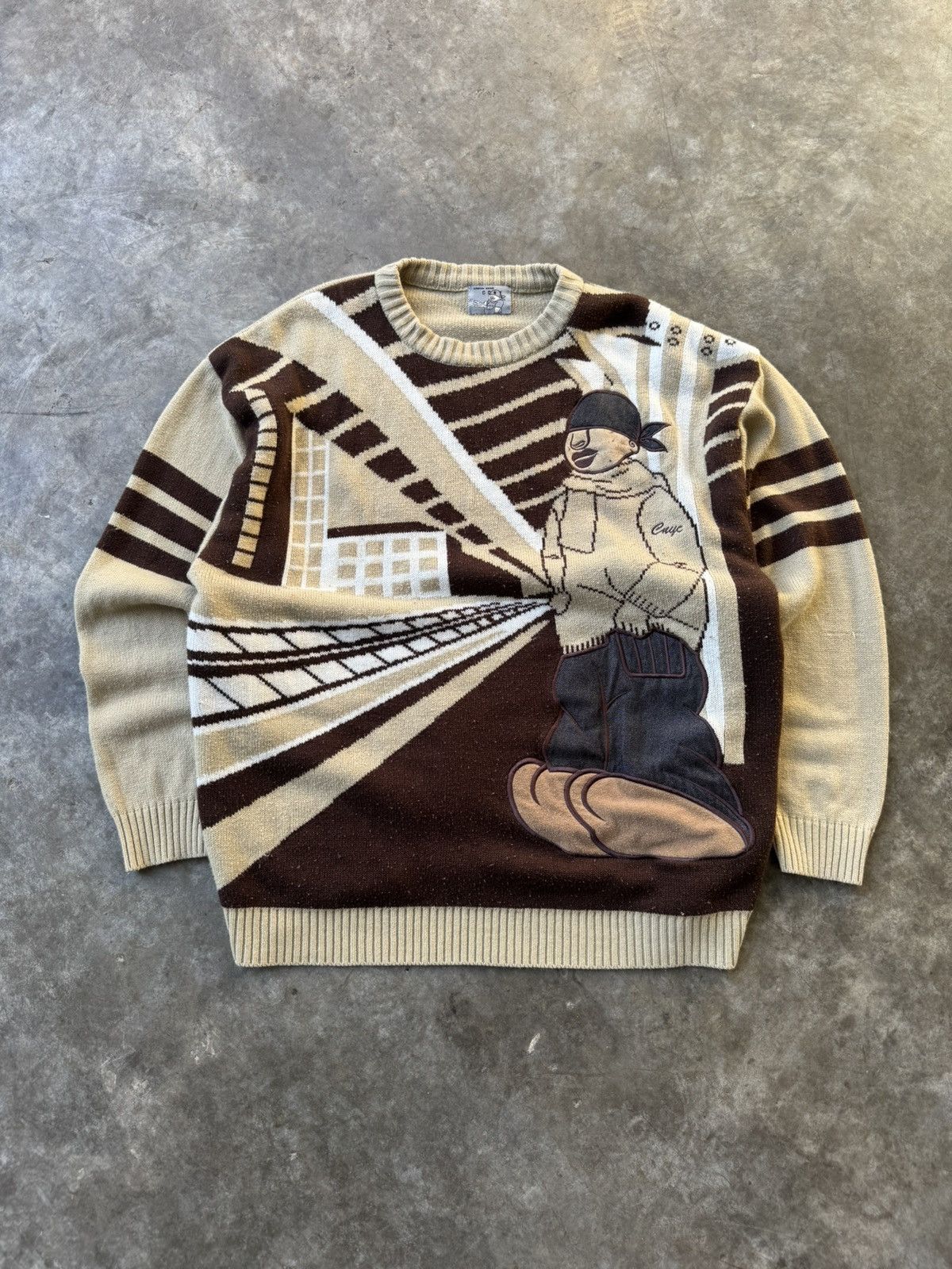 JNCO × Southpole × Vintage Vintage 90’s/Y2K JNCO South Pole Style Graphic Sweater Size US XL / EU 56 / 4 - 2 Thumbnail
