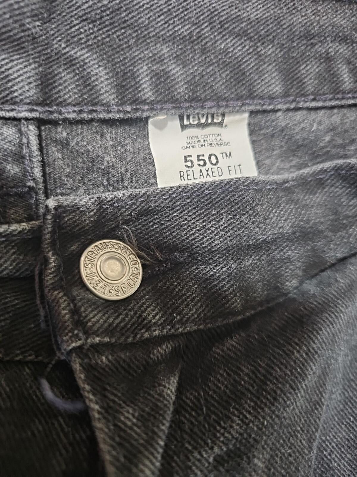 Levi's Levis 550 Relaxed Fit Tapered Leg 16 L USA MADE Jeans 34x31 Size 38" / US 16 / IT 52 - 2 Thumbnail