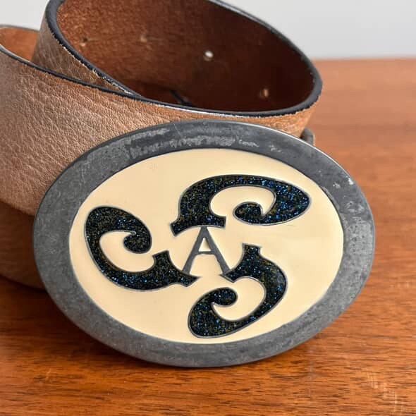 Giorgio Armani Vintage Armani Jeans Belt Size 38 - 2 Thumbnail