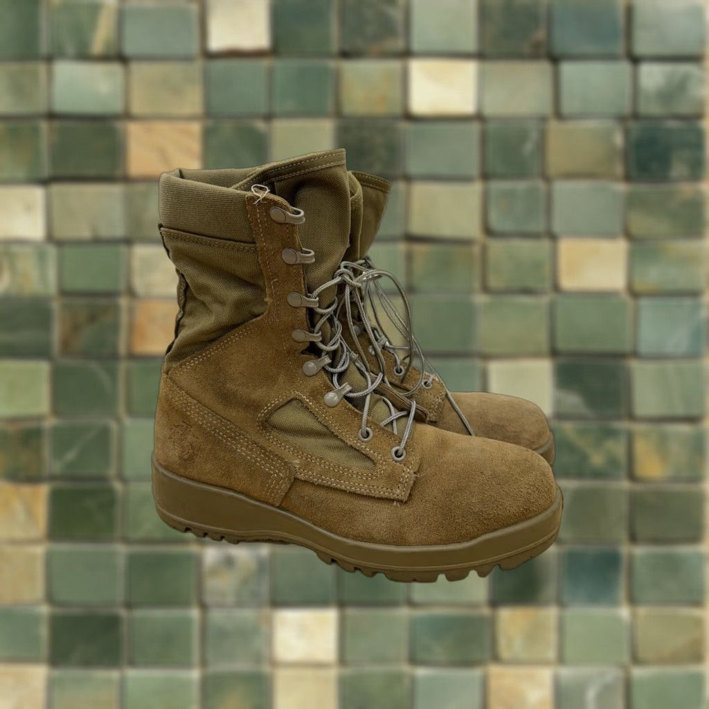 VINTAGE Belleville Boots Combat Boots Men Size R Coyote Brown