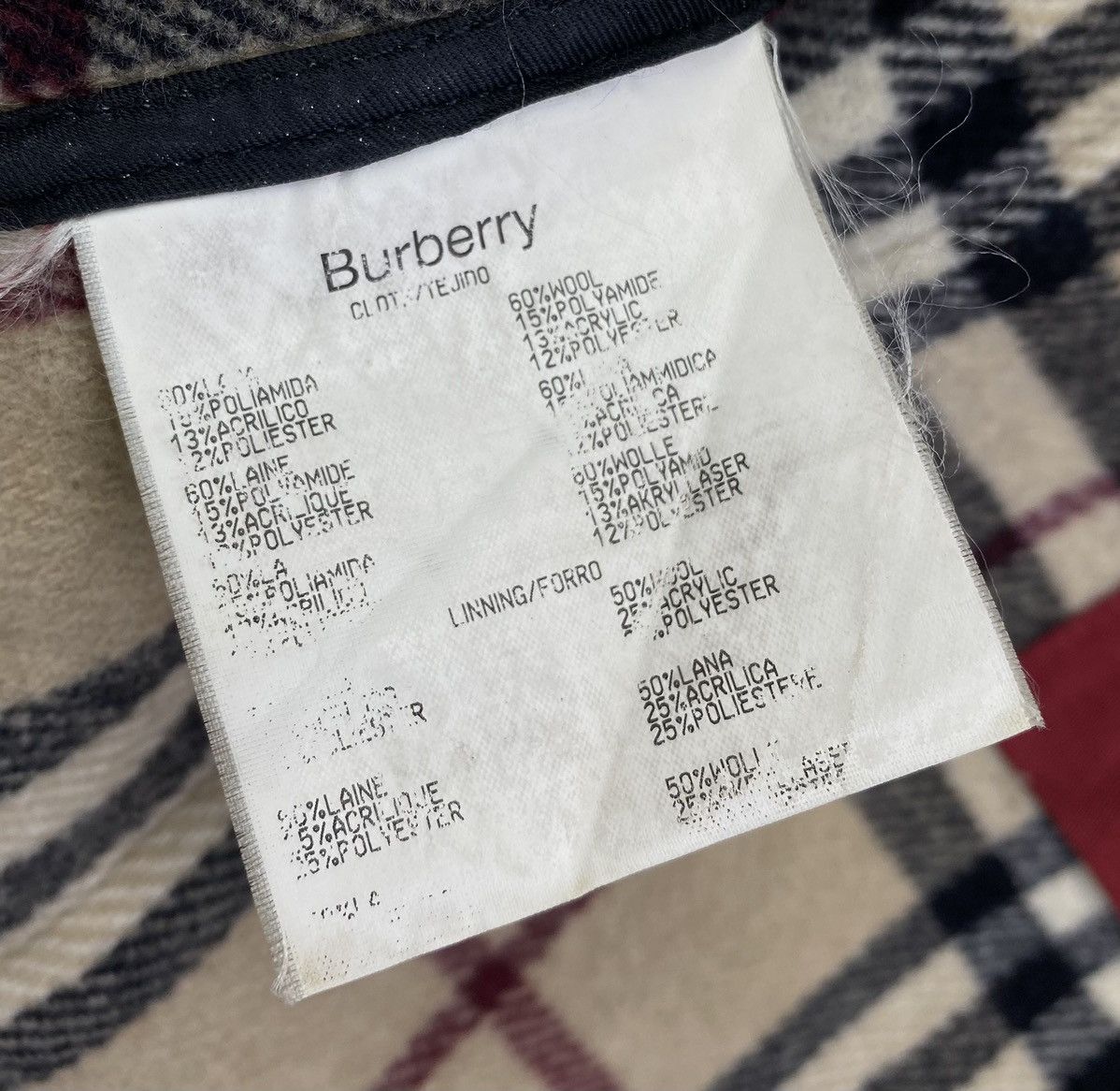 Burberry × Vintage Vintage Burberry London Button Up Wool Jacket Size US M / EU 48-50 / 2 - 11 Thumbnail
