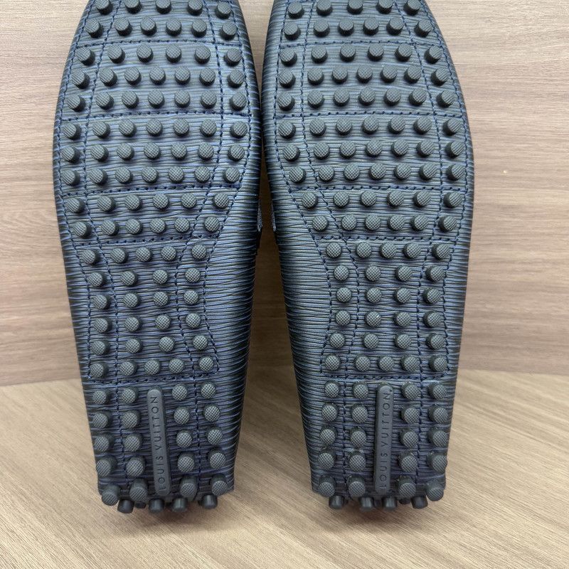 Louis Vuitton Louis Vuitton Casual Black Loafers with Silver Logo -2508 Size US 7.5 / EU 40-41 - 4 Thumbnail