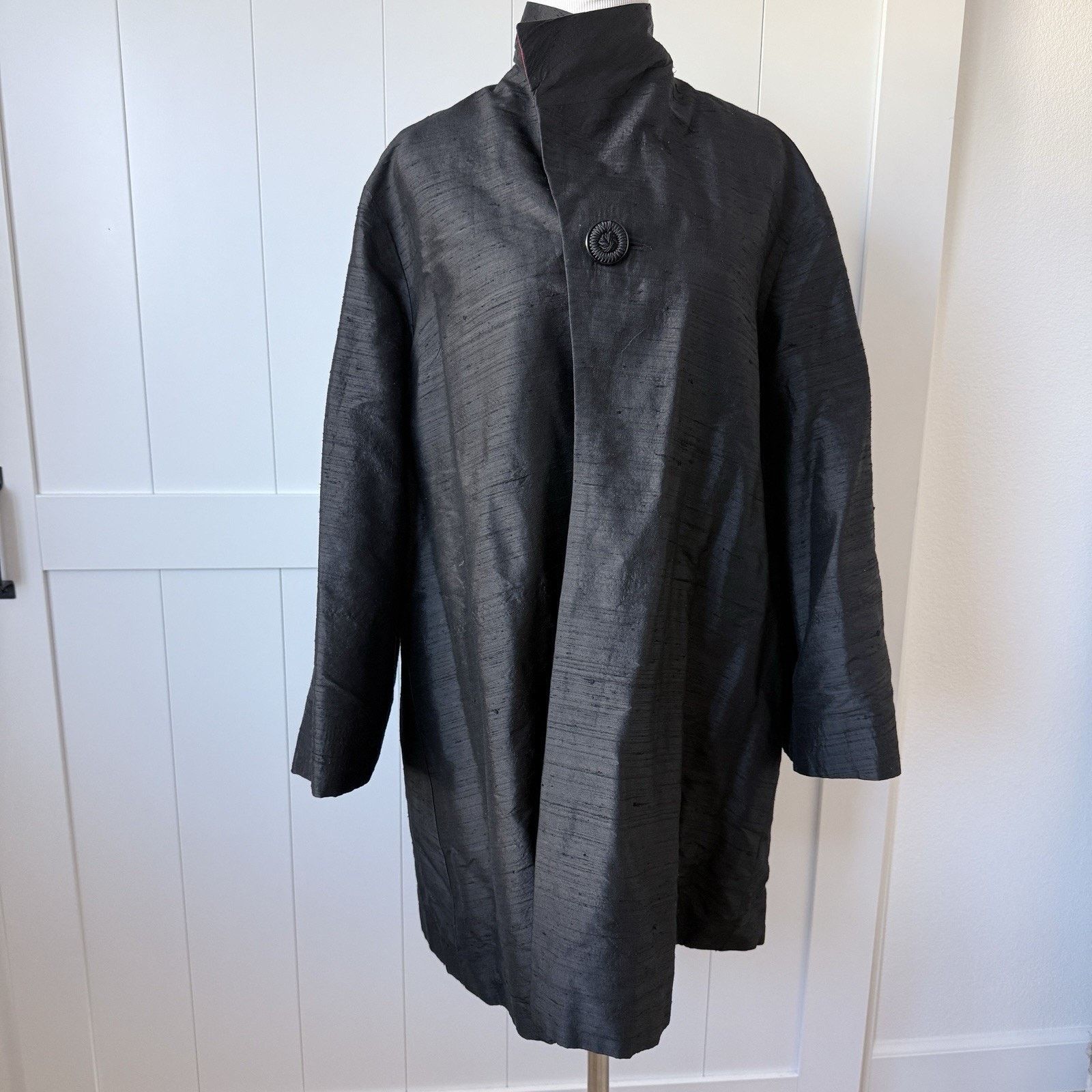 Other VTG Mariko Reversible Opera Coat - Silk Dupioni Statement Size ONE SIZE - 9 Thumbnail