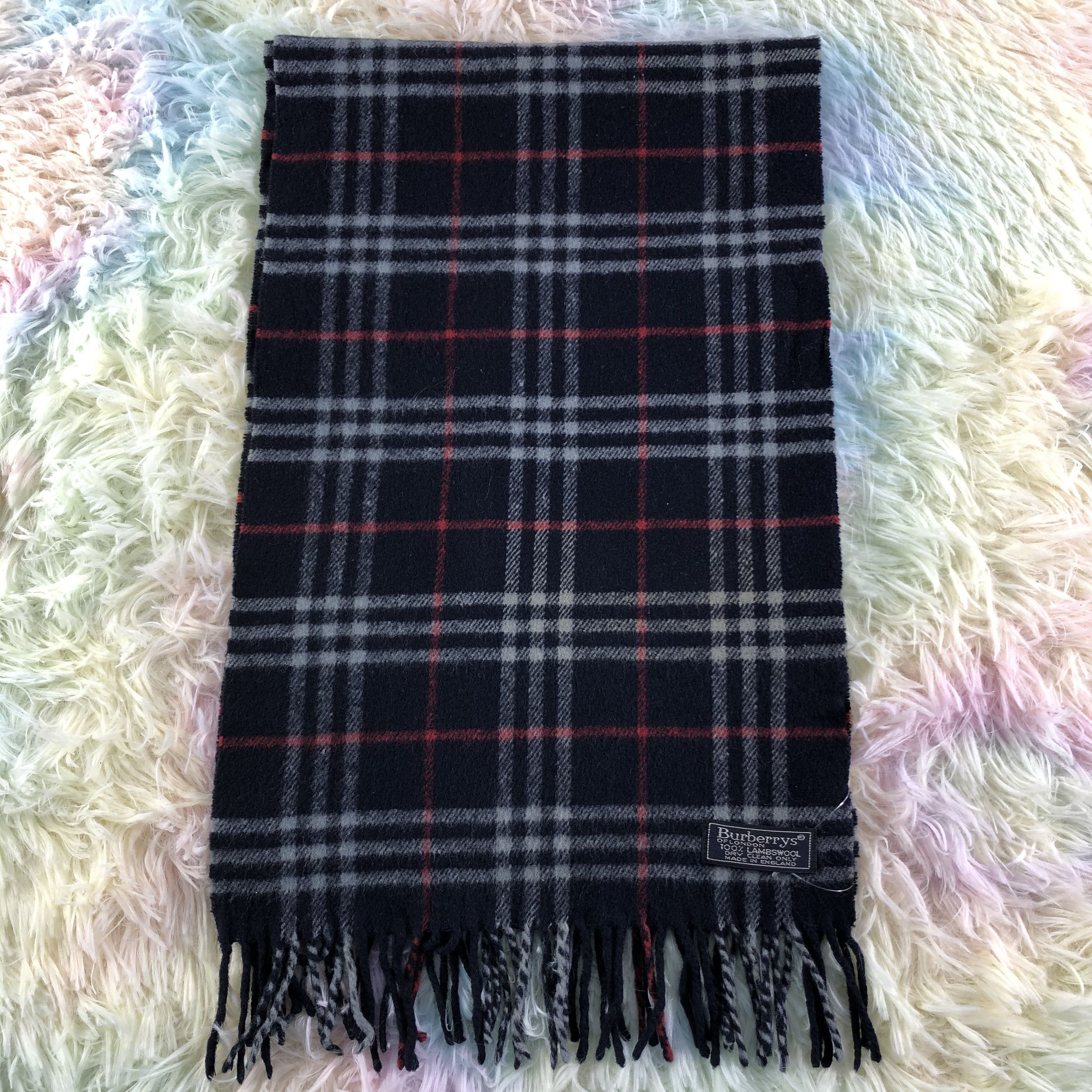 Burberry × Vintage Burberry Scarf / Muffler / Neckwear - KM501 Size ONE SIZE - 2 Thumbnail