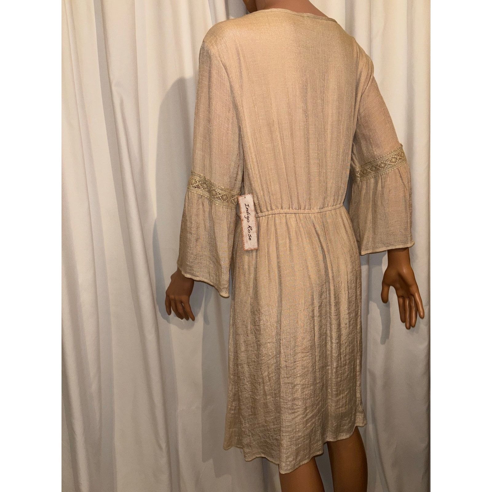 The Unbranded Brand NWT Indigo Rose Bohemian Dress Size Large Size L / US 10 / IT 46 - 5 Thumbnail