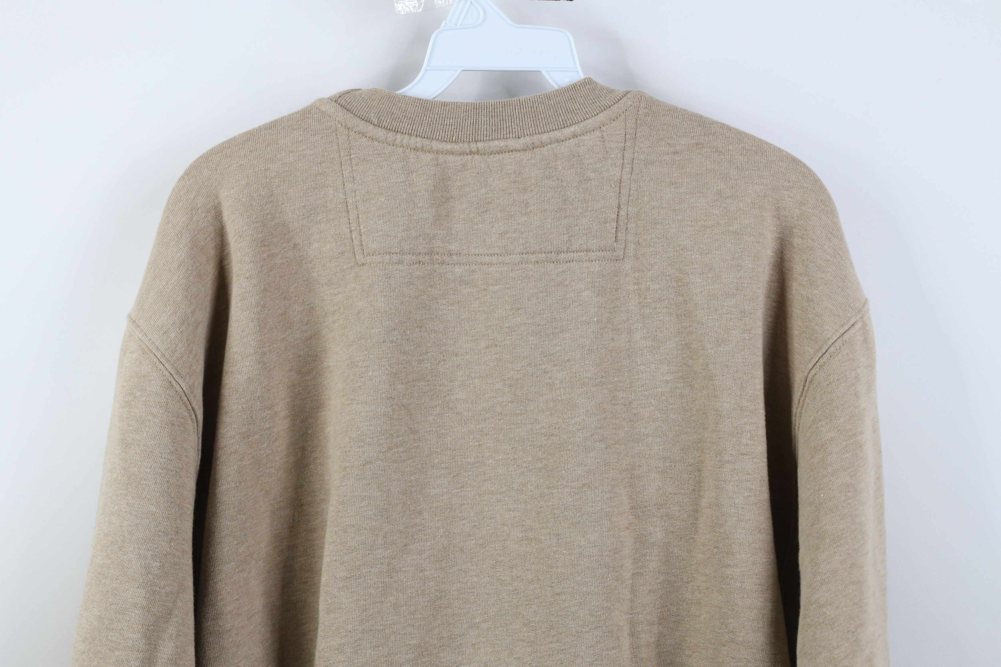L.L. Bean Vintage 90s Y2K LL Bean Heavy Crewneck Sweatshirt Beige Tan Size US L / EU 52-54 / 3 - 11 Thumbnail