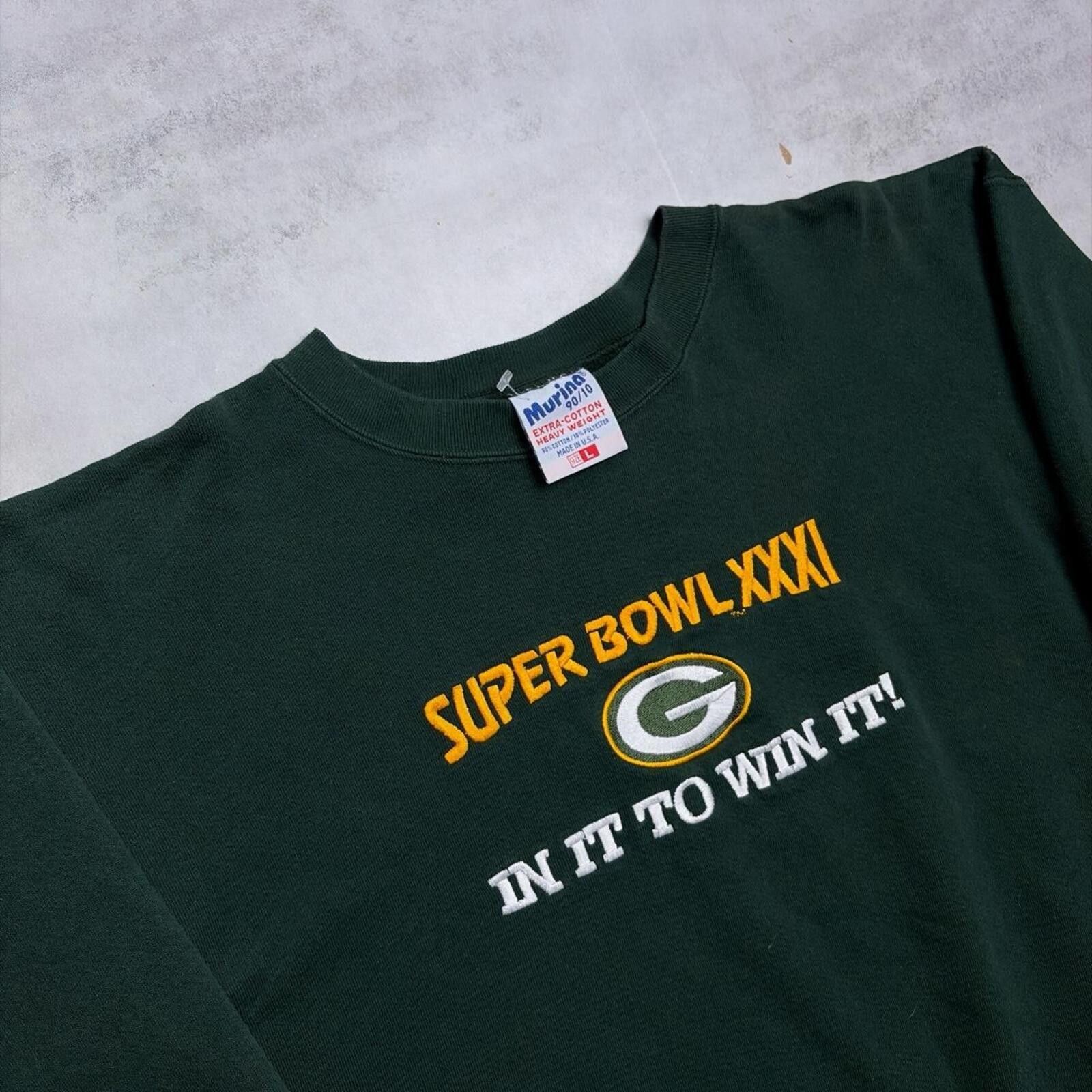 NFL Vintage NFL Packers Super Bowl XXXI Crewneck Sweater Size US L / EU 52-54 / 3 - 5 Thumbnail