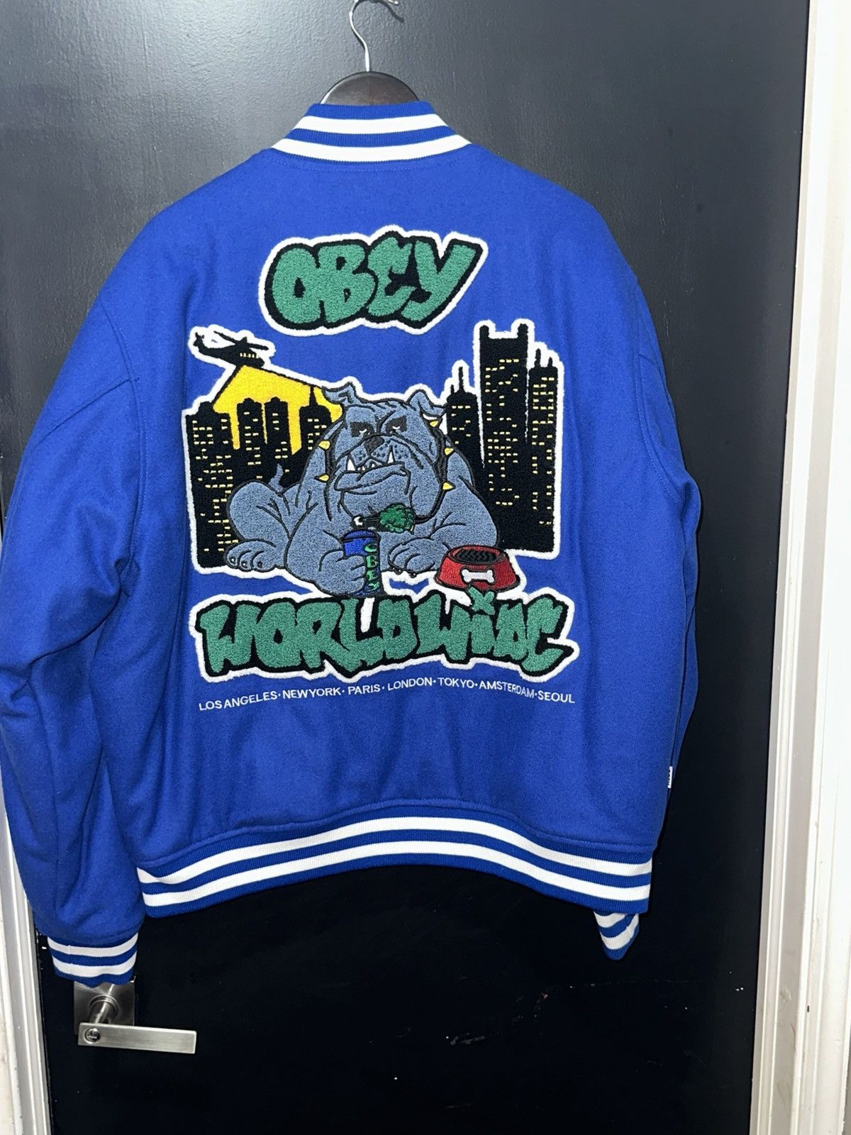 Obey Obey Bomber Jacket Size US XL / EU 56 / 4 - 1 Thumbnail