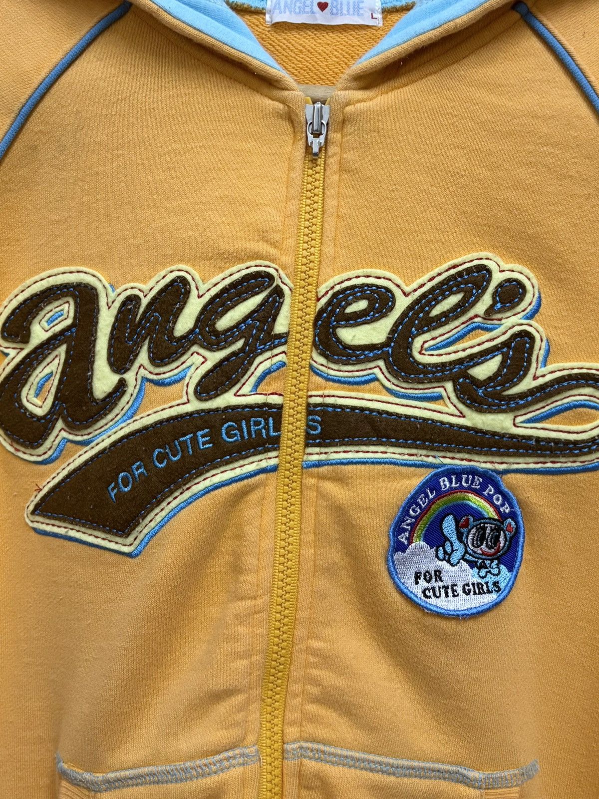 Angel Blue 2000’s Angel Blue “ For Cute Girl “ Oren L/S Hoodie Zipper Size M / US 6-8 / IT 42-44 - 4 Thumbnail