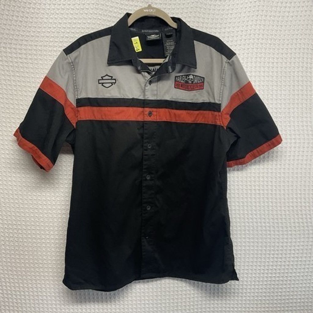 Harley Davidson Harley-Davidson Genuine Motorclothes Short Sleev Shirt Men L Size US L / EU 52-54 / 3 - 7 Thumbnail