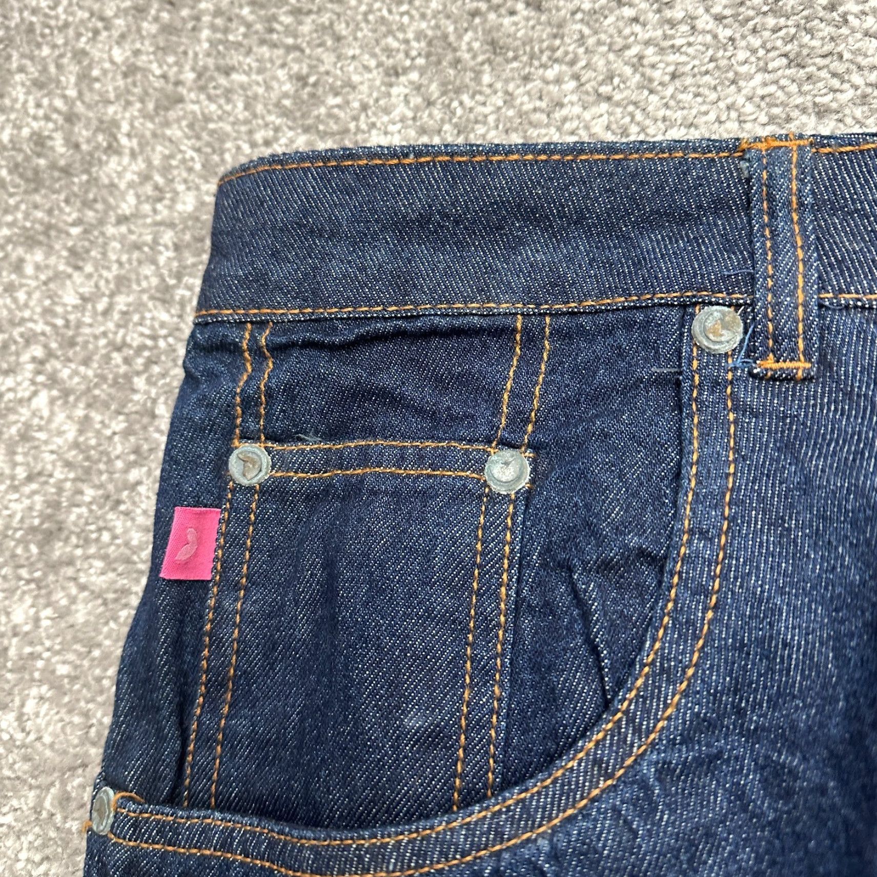 Vintage Woman Within Jeans Denim Straight 40W Plus Womens Blue High Rise 30.5in Inseam Size 27" / US 4 / IT 40 - 4 Thumbnail