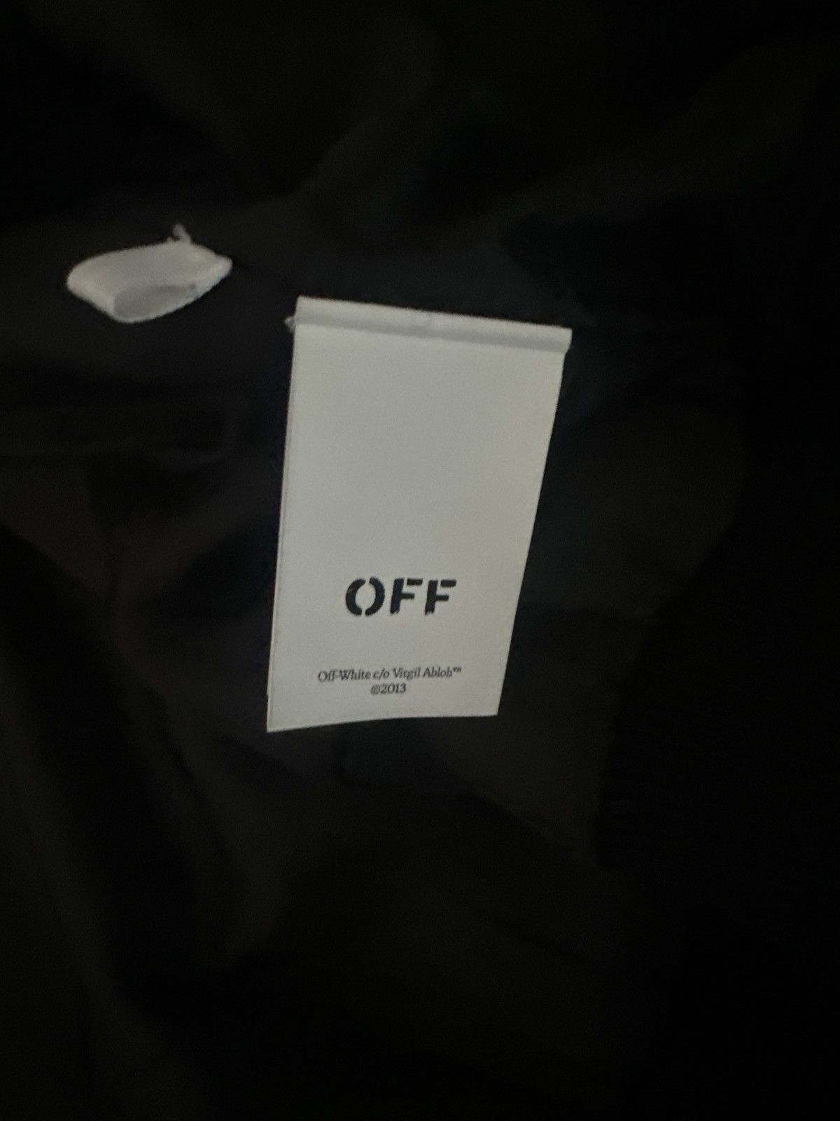 Off-White Off-White Logo Appliqué Varsity Bomber Jacket – Authentic Size US L / EU 52-54 / 3 - 5 Thumbnail