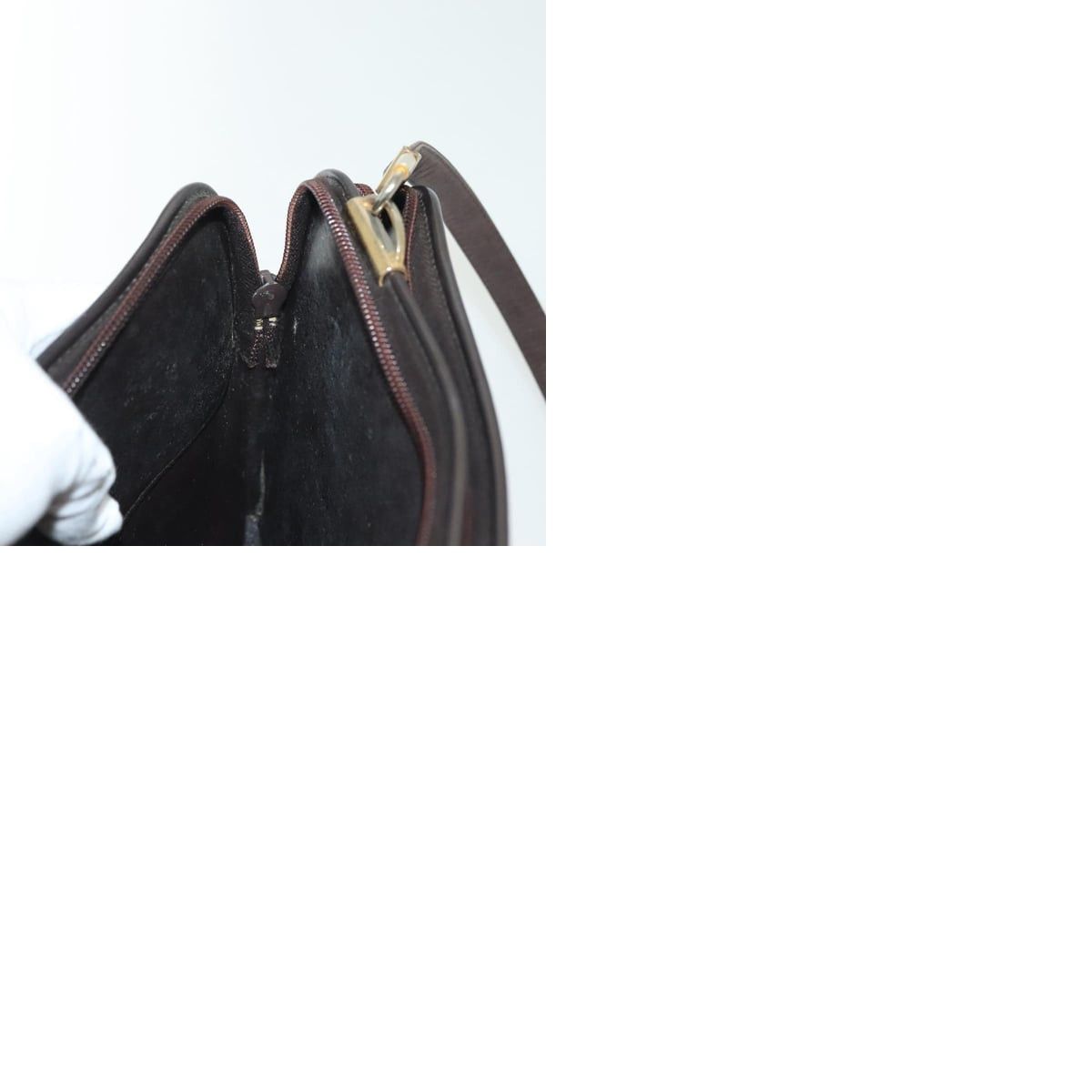 Dior DIOR Trotter Canvas Shoulder Bag Brown Gold Size ONE SIZE - 13 Thumbnail