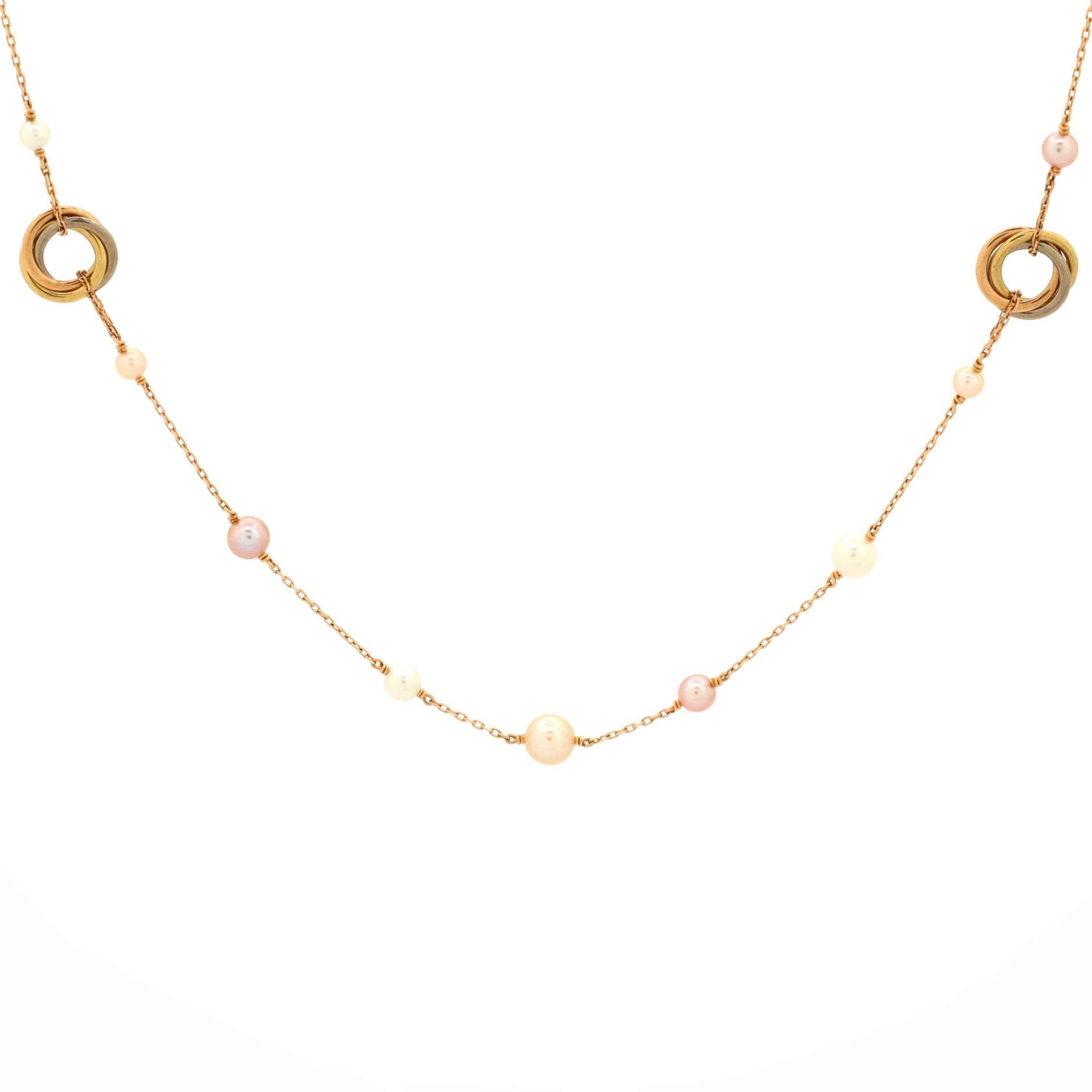 Cartier Trinity Station Long Necklace Size ONE SIZE - 1 Thumbnail