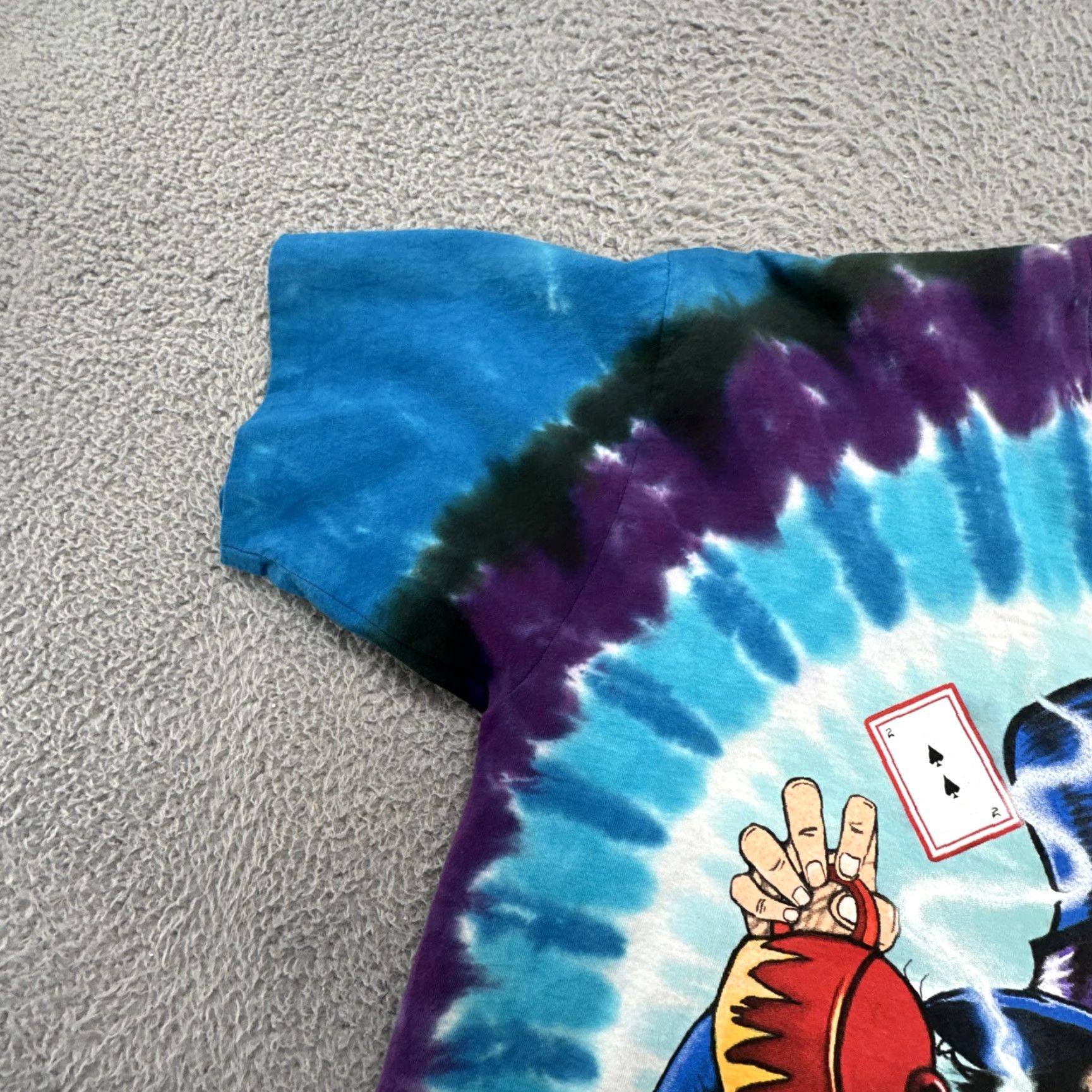 Liquid Blue VINTAGE Liquid Blue MAD HATTER T-Shirt Alice in Wonderland Single Stitch Mens Large Blue Cotton 90s Graphic Print Crew Neck Short Sleeve Theme 90s Size US L / EU 52-54 / 3 - 4 Thumbnail
