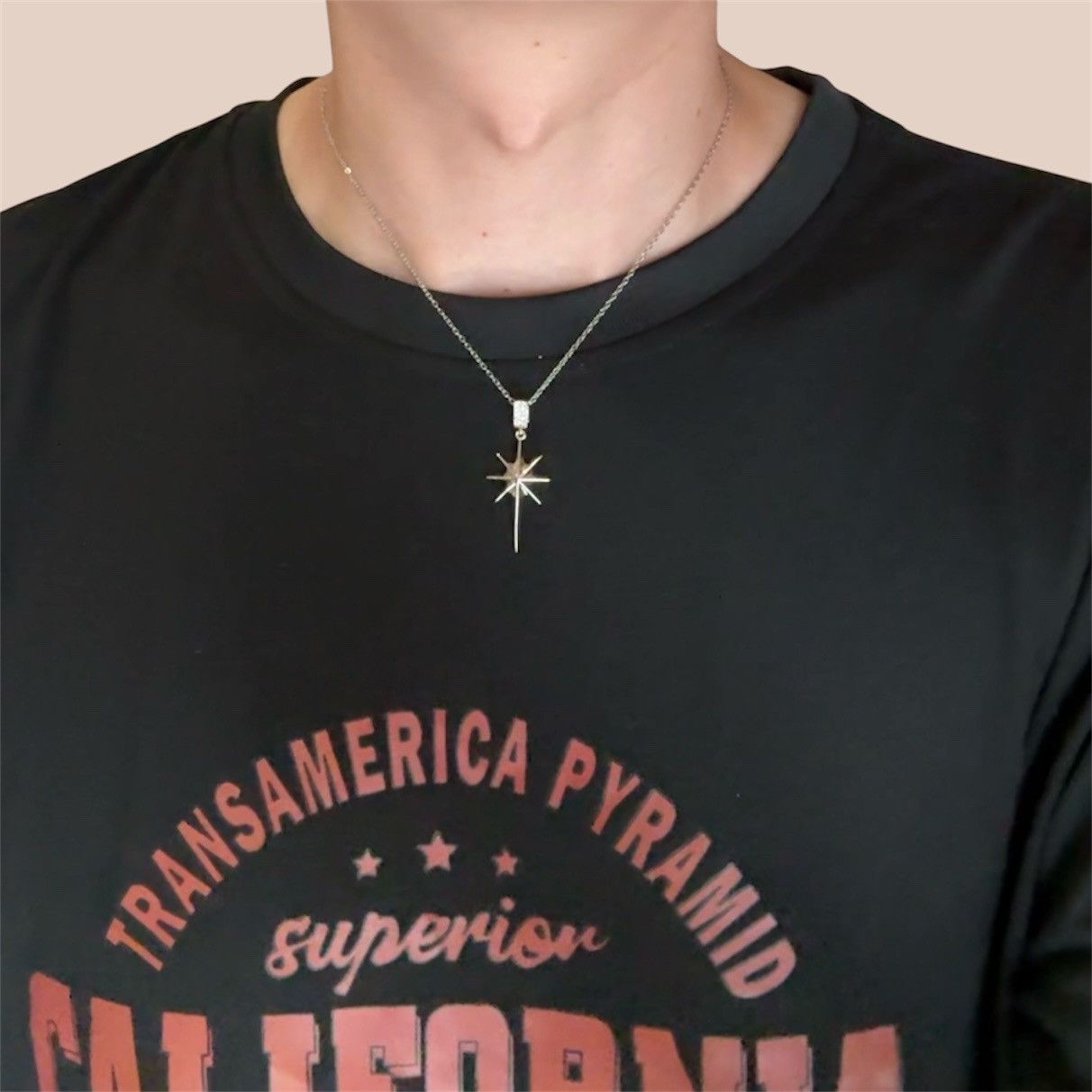 Other Star Pendant Necklace for Men and Women,Streetwear Hip Hop Size ONE SIZE - 6 Thumbnail