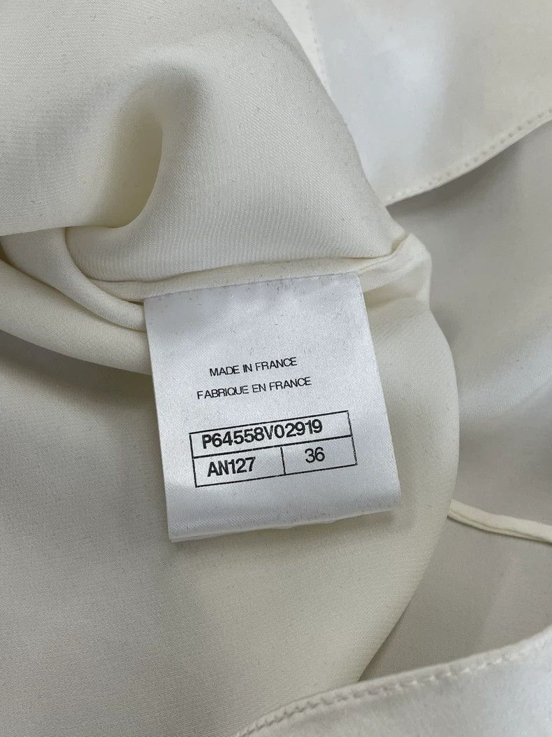 Chanel Chanel Silk shirt with long sleeves Size XS / US 0-2 / IT 36-38 - 6 Thumbnail