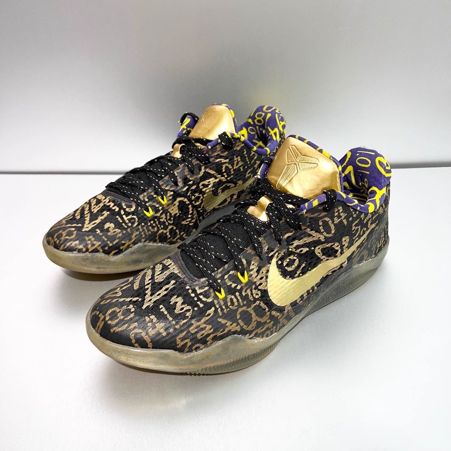 Nike zk11 id Black Gold 44.5 Re-glued, little wear D3366 Size US 11.5 / EU 44-45 - 1 Thumbnail