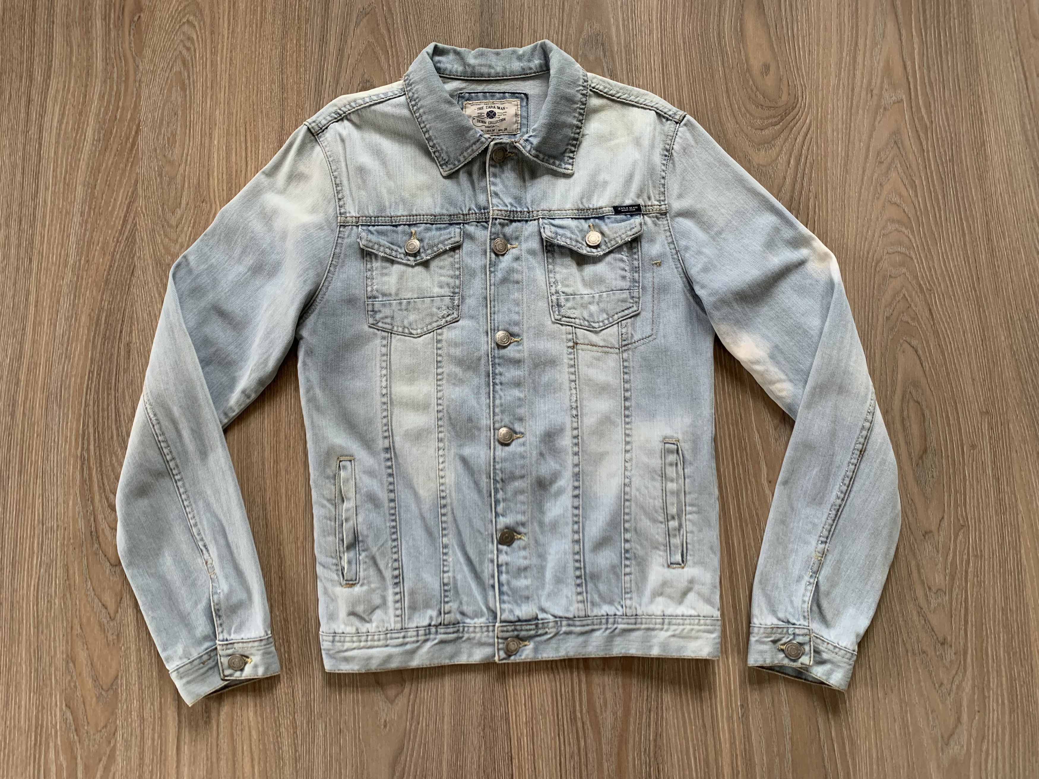 Zara Zara Man Jeans Denim Jacket Size US M / EU 48-50 / 2 - 2 Thumbnail