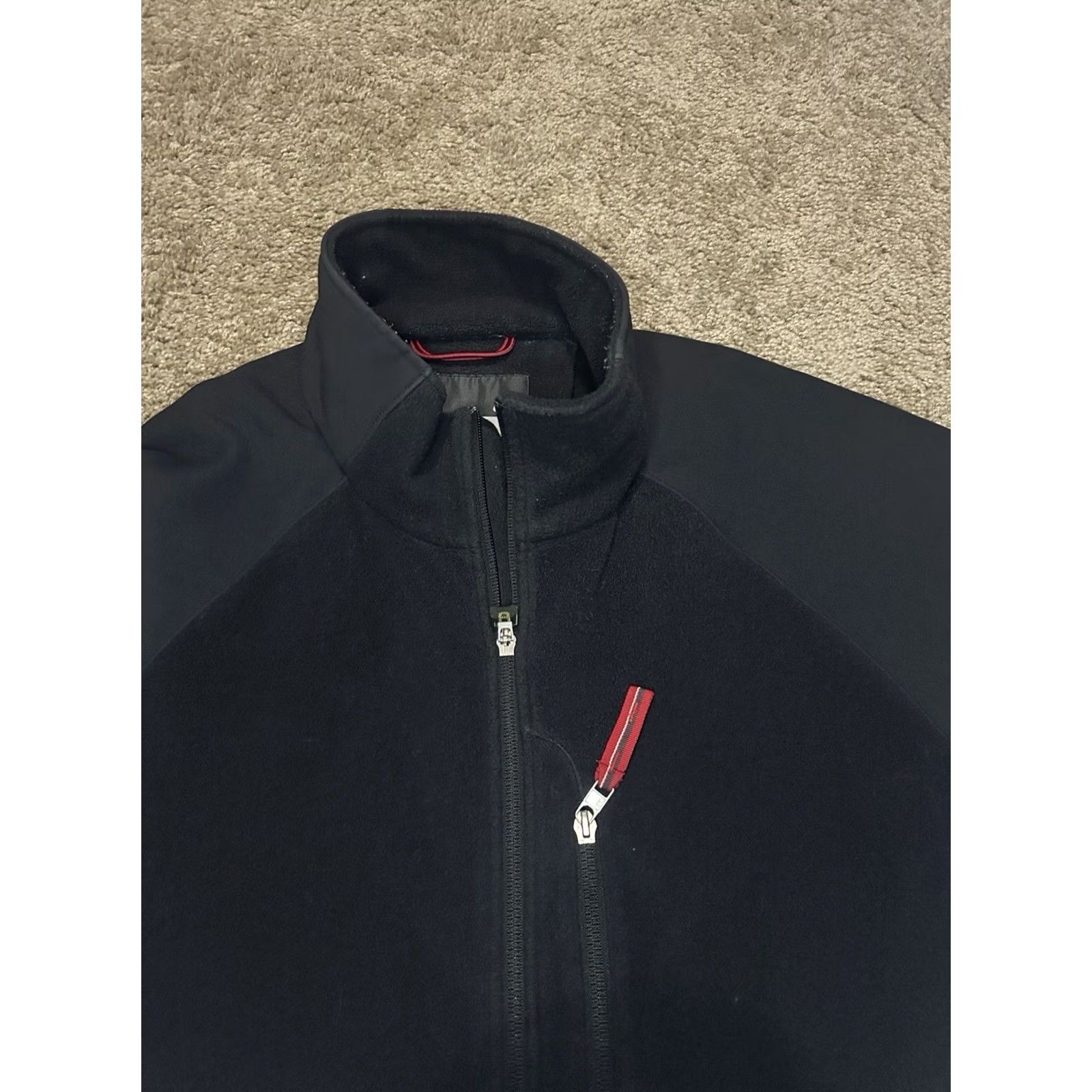 Nike VINTAGE Nike Sweater Mens XL Black Full Zip Knit Winter Outdoor Hiking Size US L / EU 52-54 / 3 - 2 Thumbnail