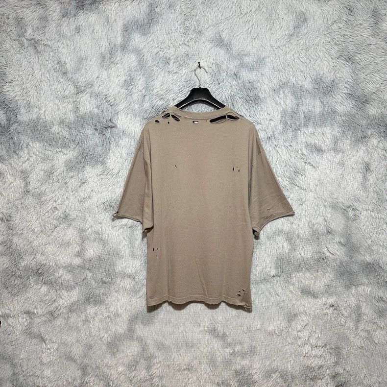 Balenciaga Balenciaga Blurred Mosaic Short Sleeve T-Shirt Khaki Size US XS / EU 42 / 0 - 2 Thumbnail