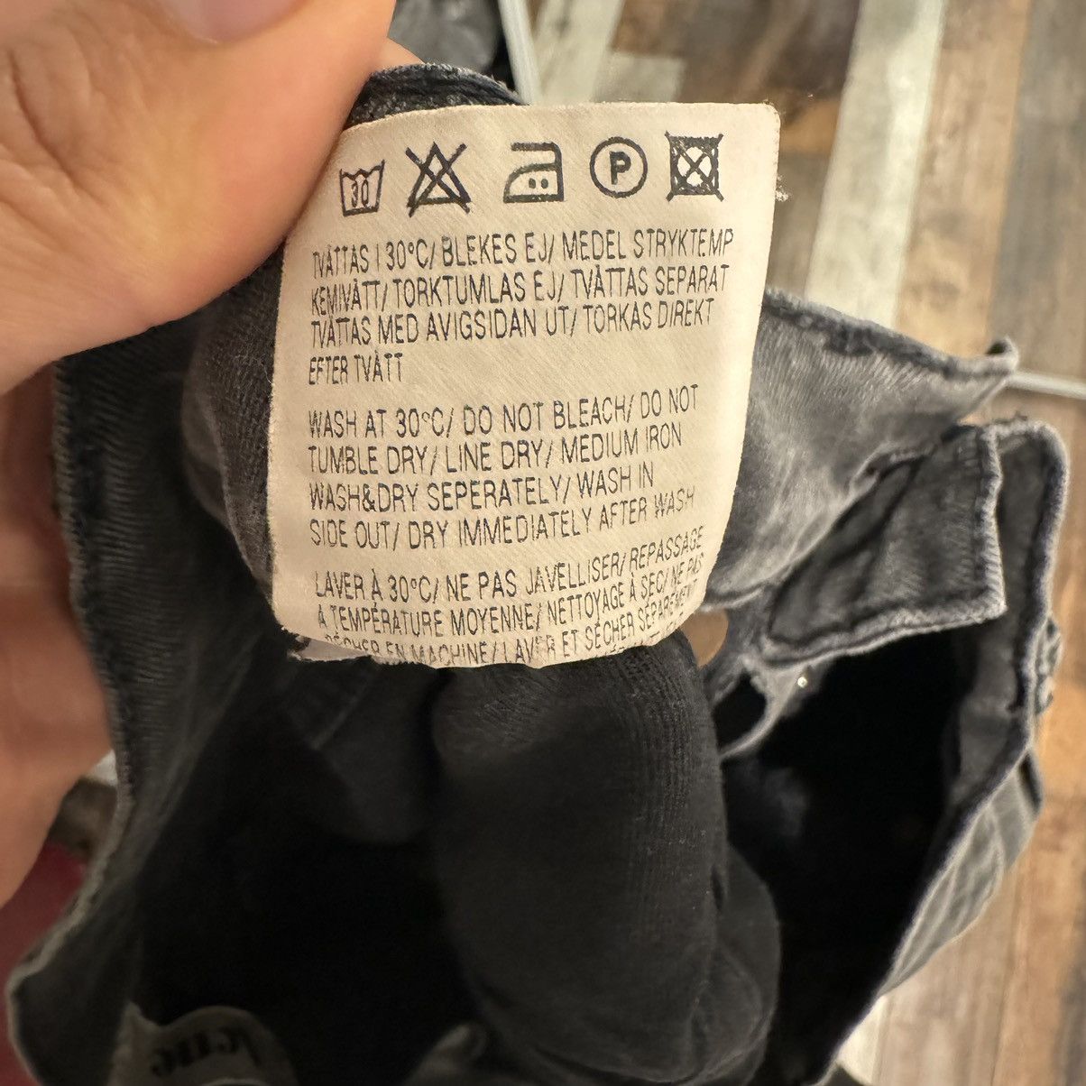 Acne Studios Acne Studios ROC/THOR Black jeans Size US 31 - 9 Thumbnail