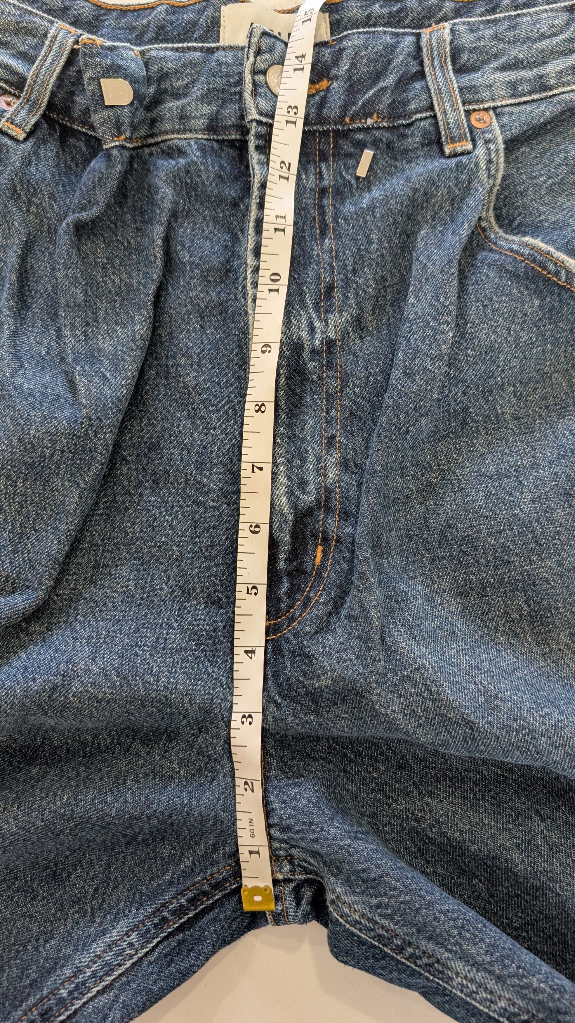 Agolde AGOLDE Vana Fold Jeans Nexus Blue Size 31 Size 31" - 12 Thumbnail