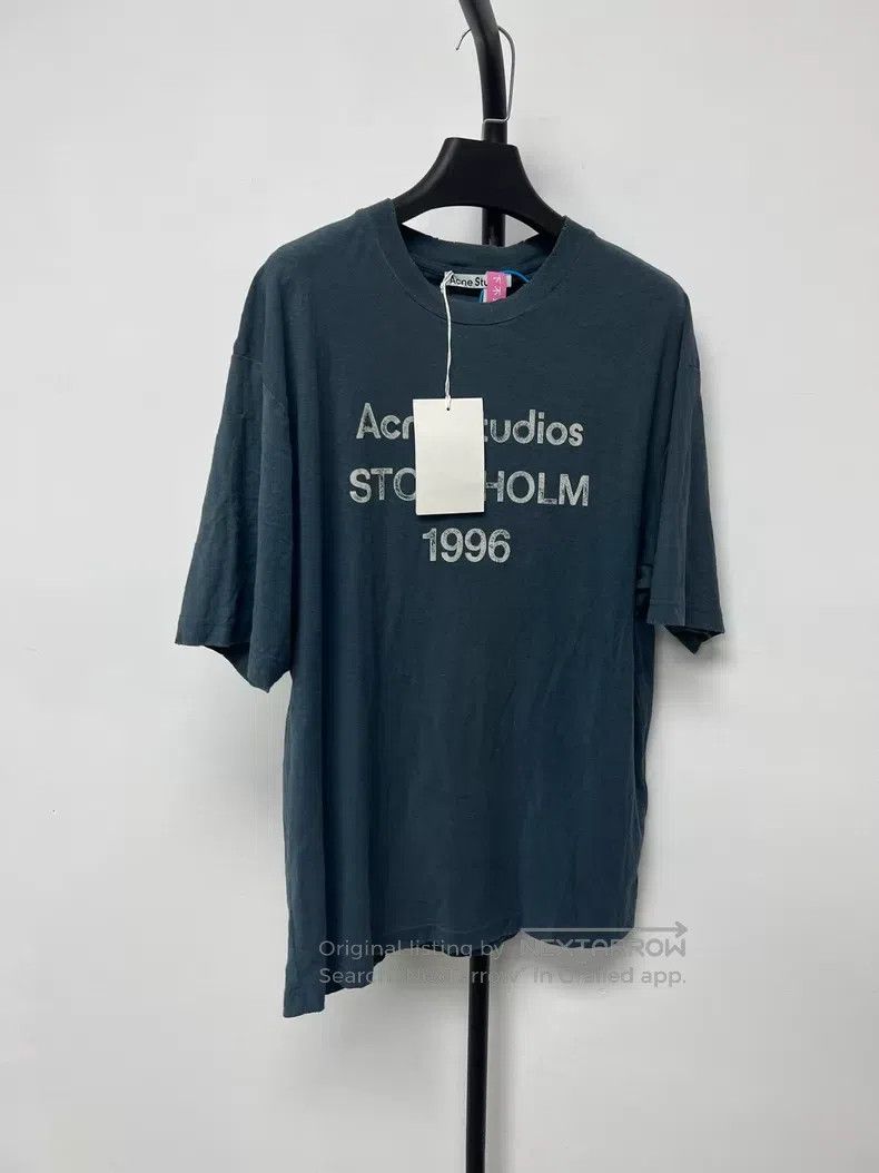 Acne Studios Acne Studios 1996 series letter round neck short sleeve lo Size US S / EU 44-46 / 1 - 1 Thumbnail