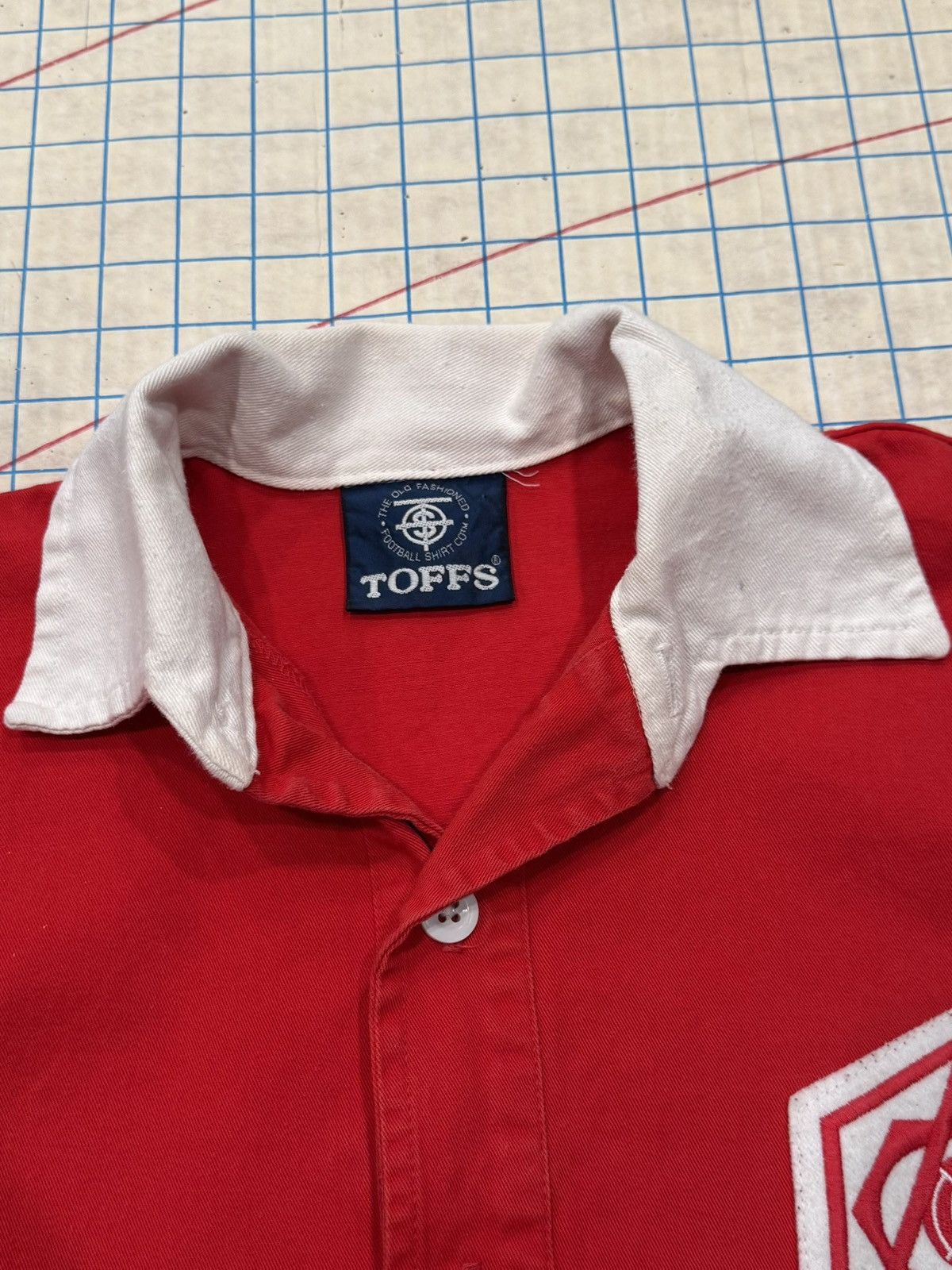 Toffs Vintage Toffs Retro Arsenal Long Sleeve Polo Rugby Shirt Med Size US M / EU 48-50 / 2 - 8 Thumbnail